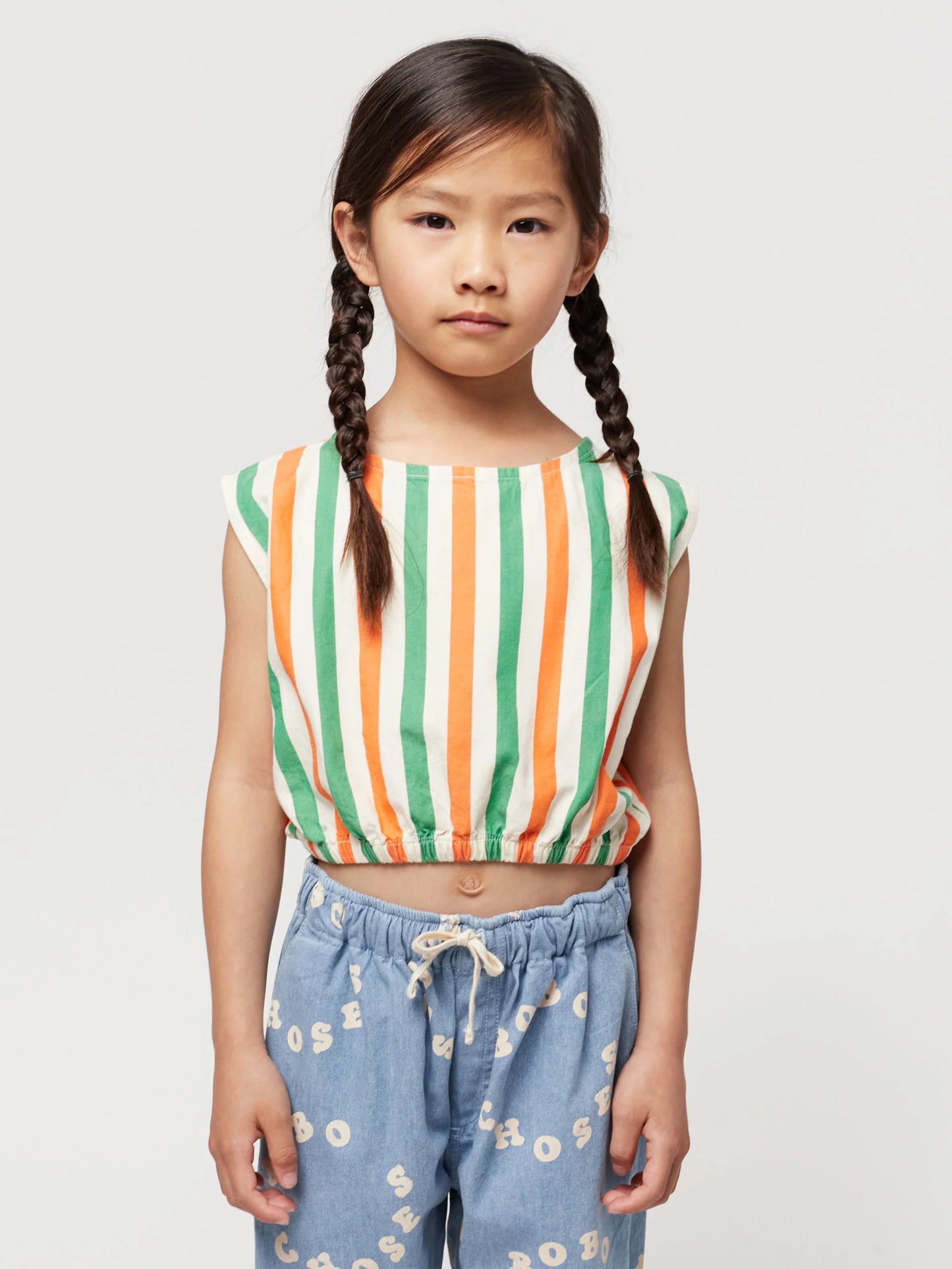 Vertical Stripes woven top