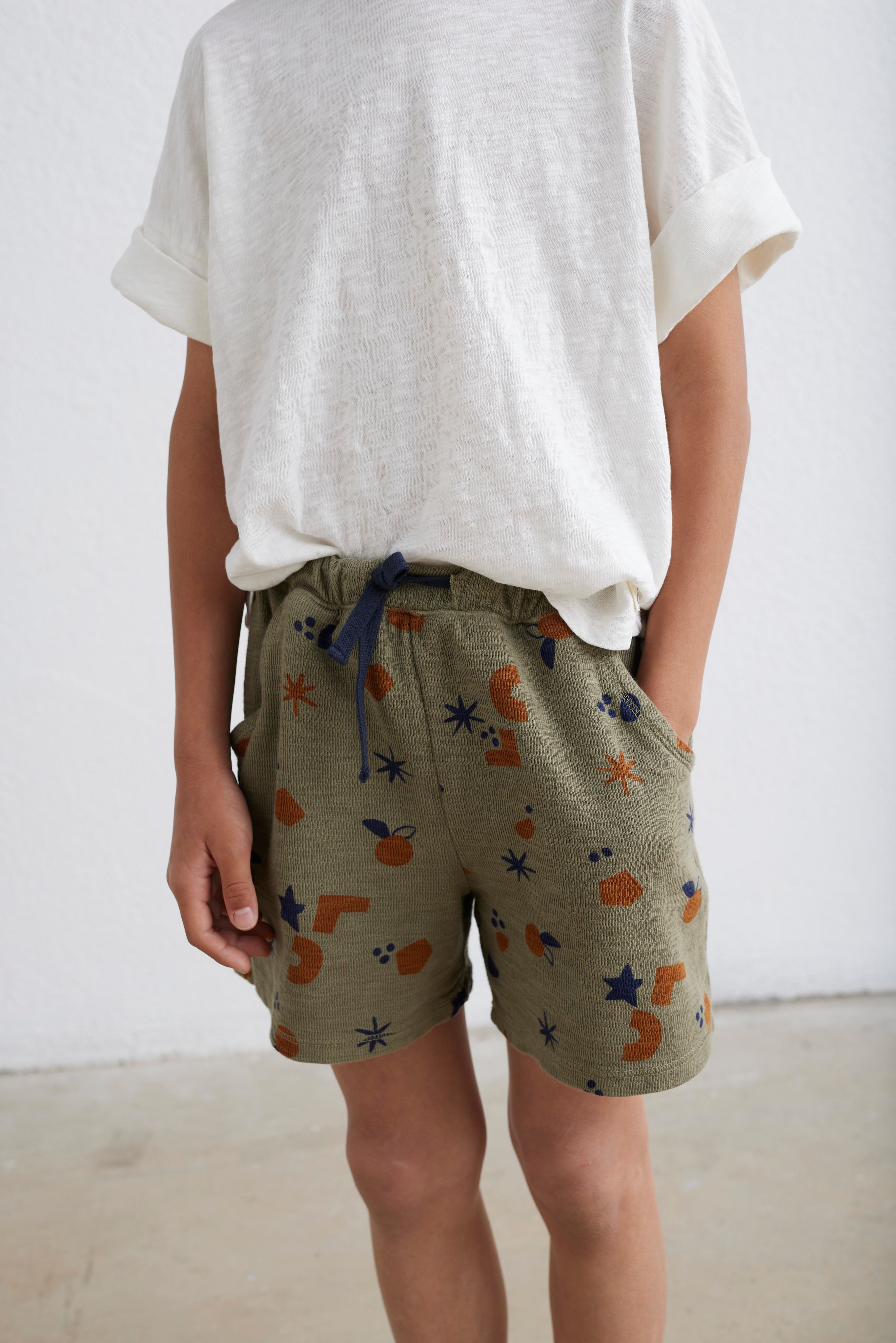 Slub Basic T-Shirt Ivory