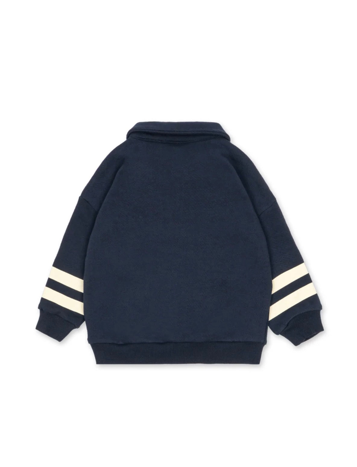 Loupy Half Zip Polo OCS - Navy Blazer