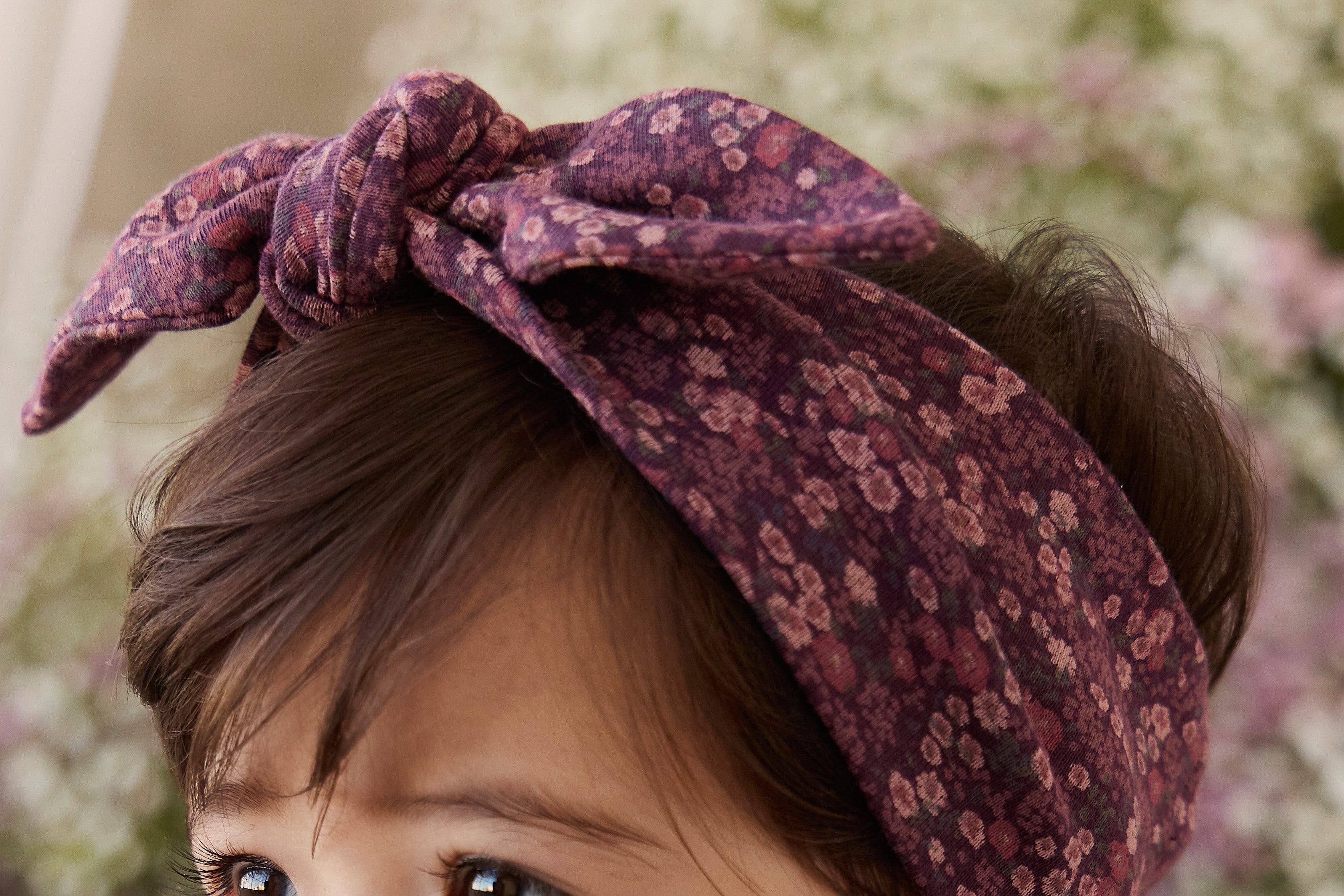 Organic Cotton Headband - Fig Floral