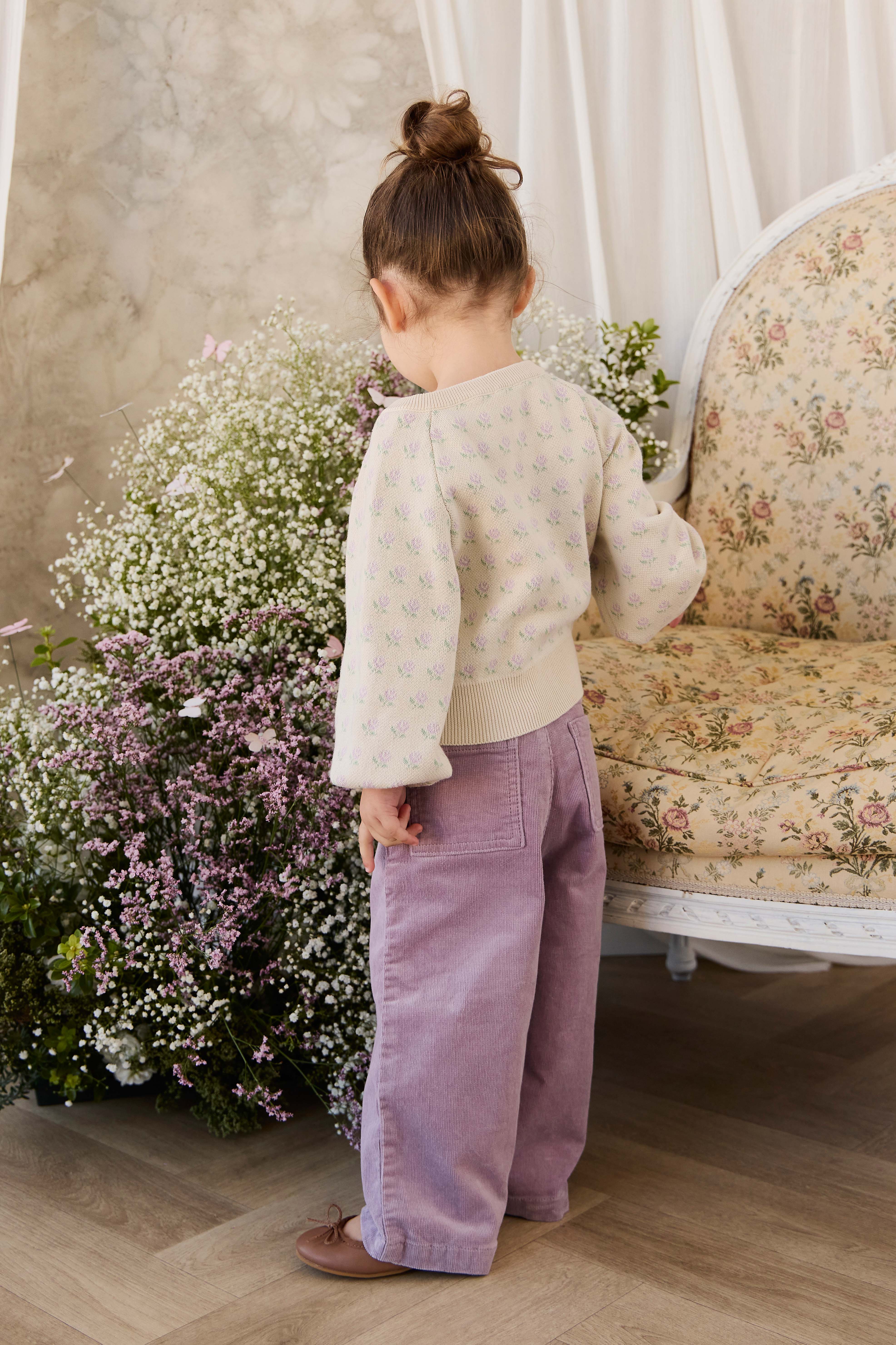 Evie Knitted Cardigan - Vanilla Evie