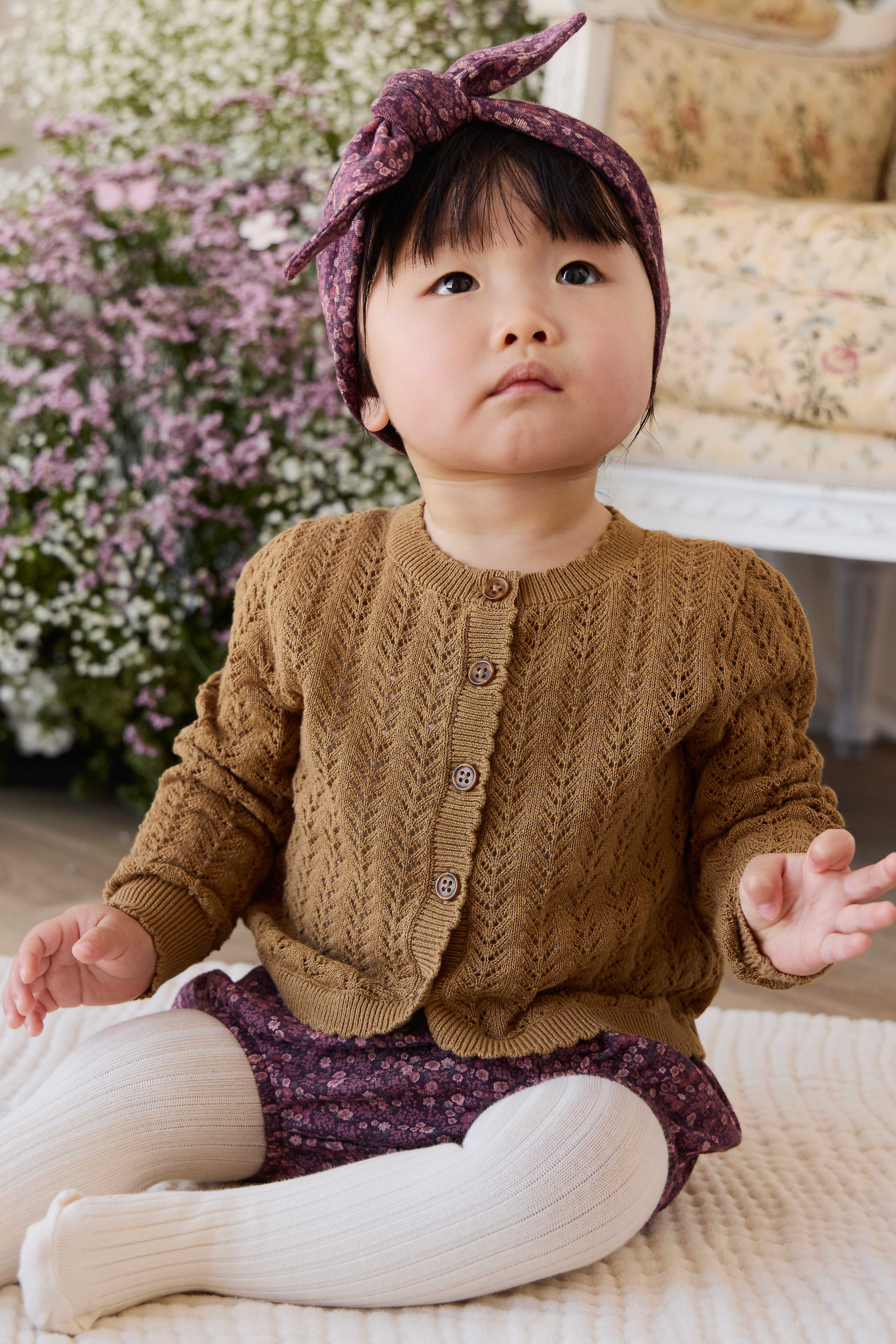Organic Cotton Classic Bloomer - Fig Floral