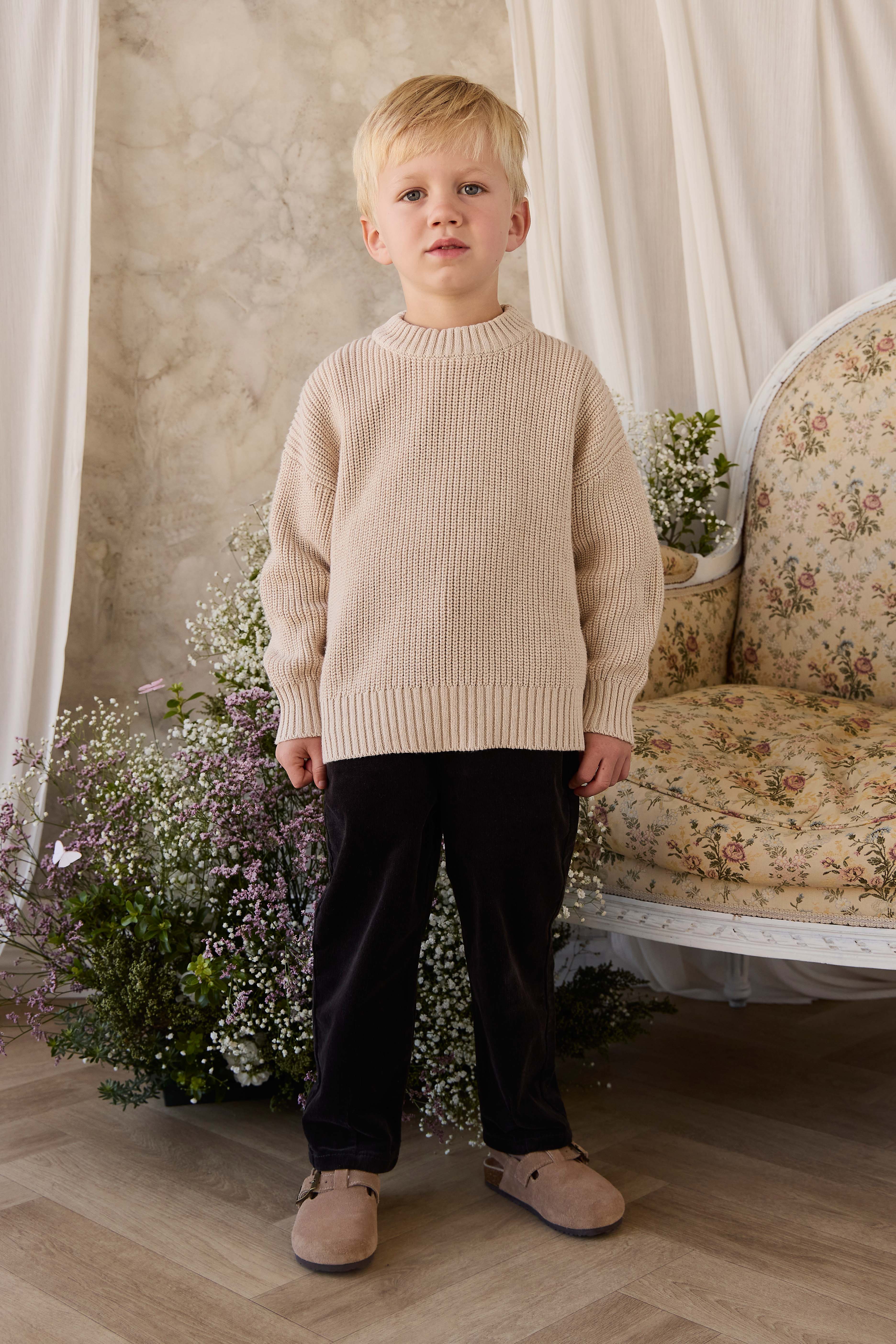 Johan Jumper - Vintage Linen