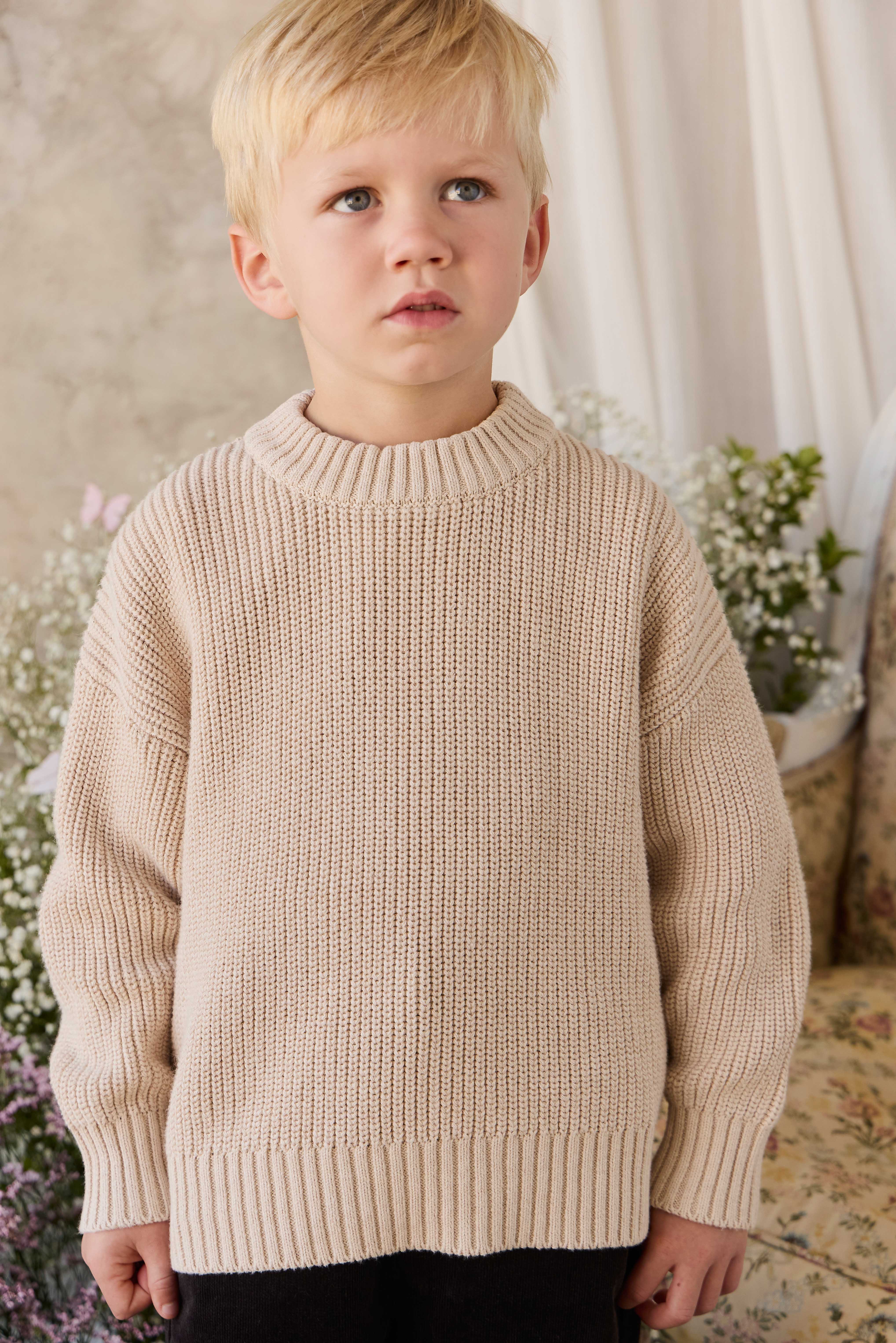 Johan Jumper - Vintage Linen