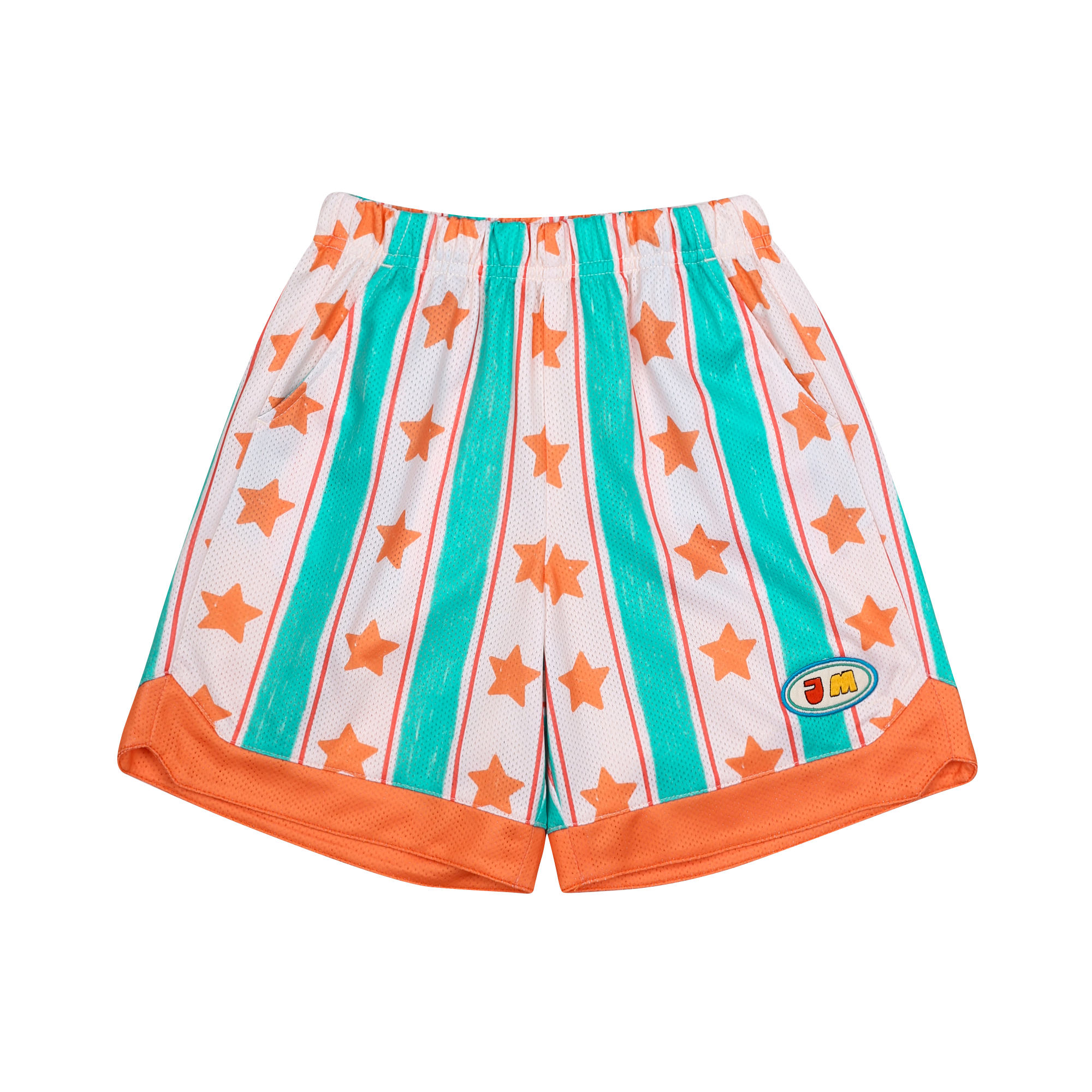 Star Mesh Shorts - Mint