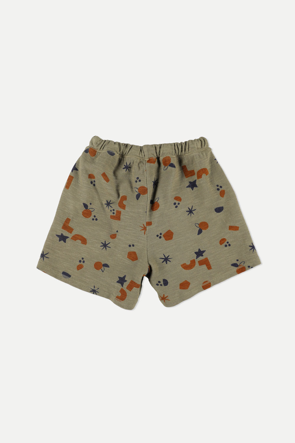 Organic Double-Face Shorts Shapes Khaki