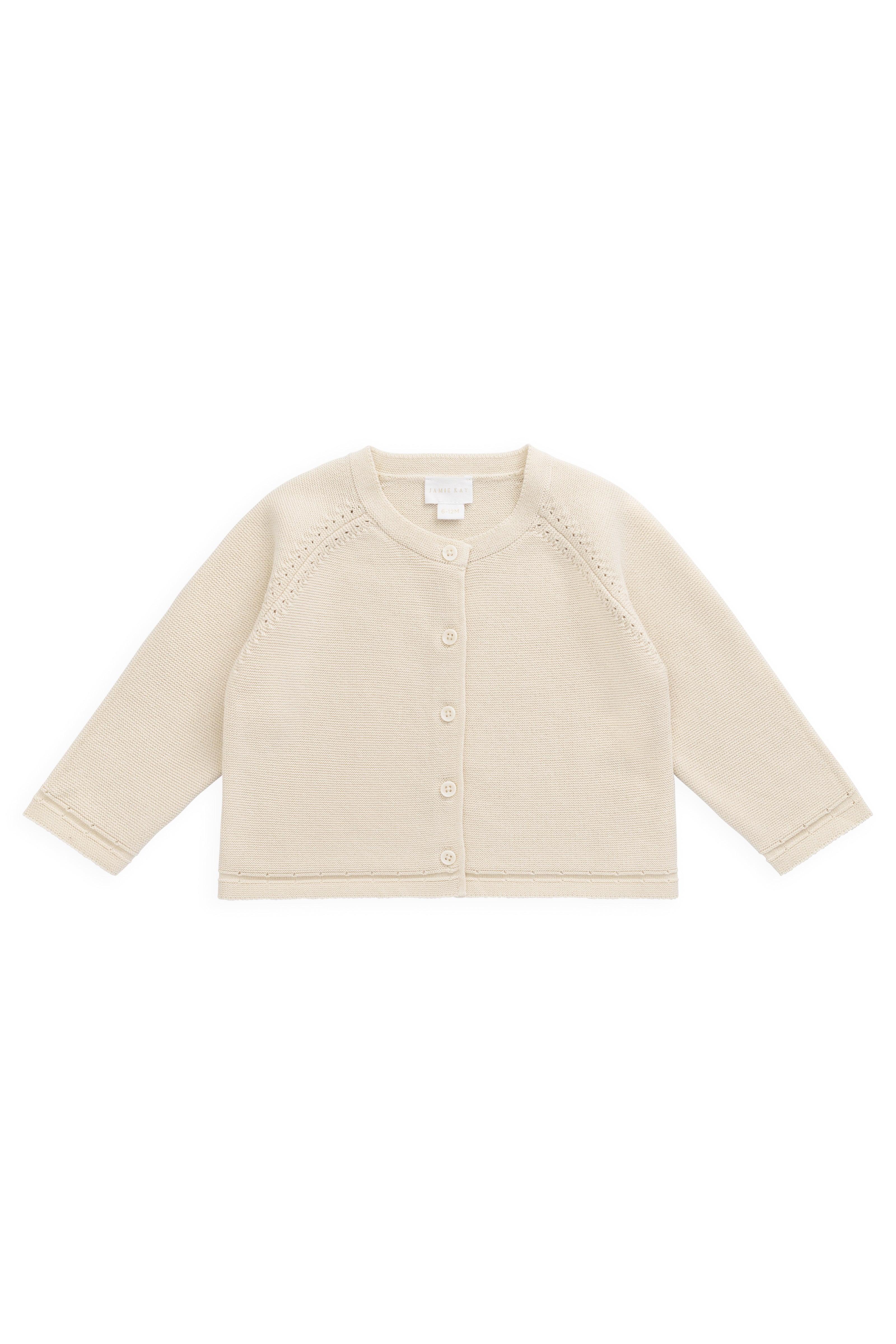 Delaney Knitted Cardigan - Vanilla