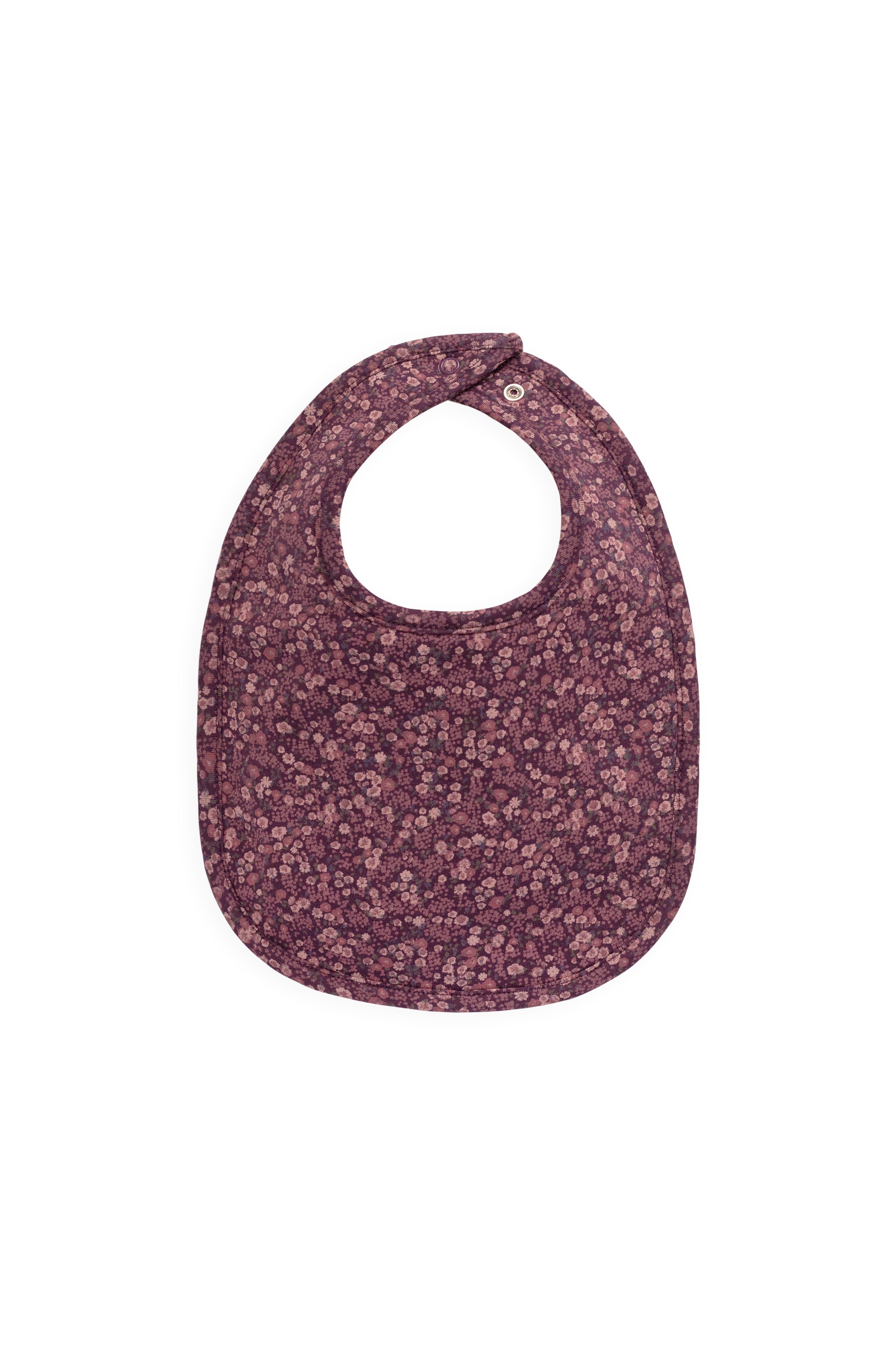 Organic Cotton Bib - Fig Floral