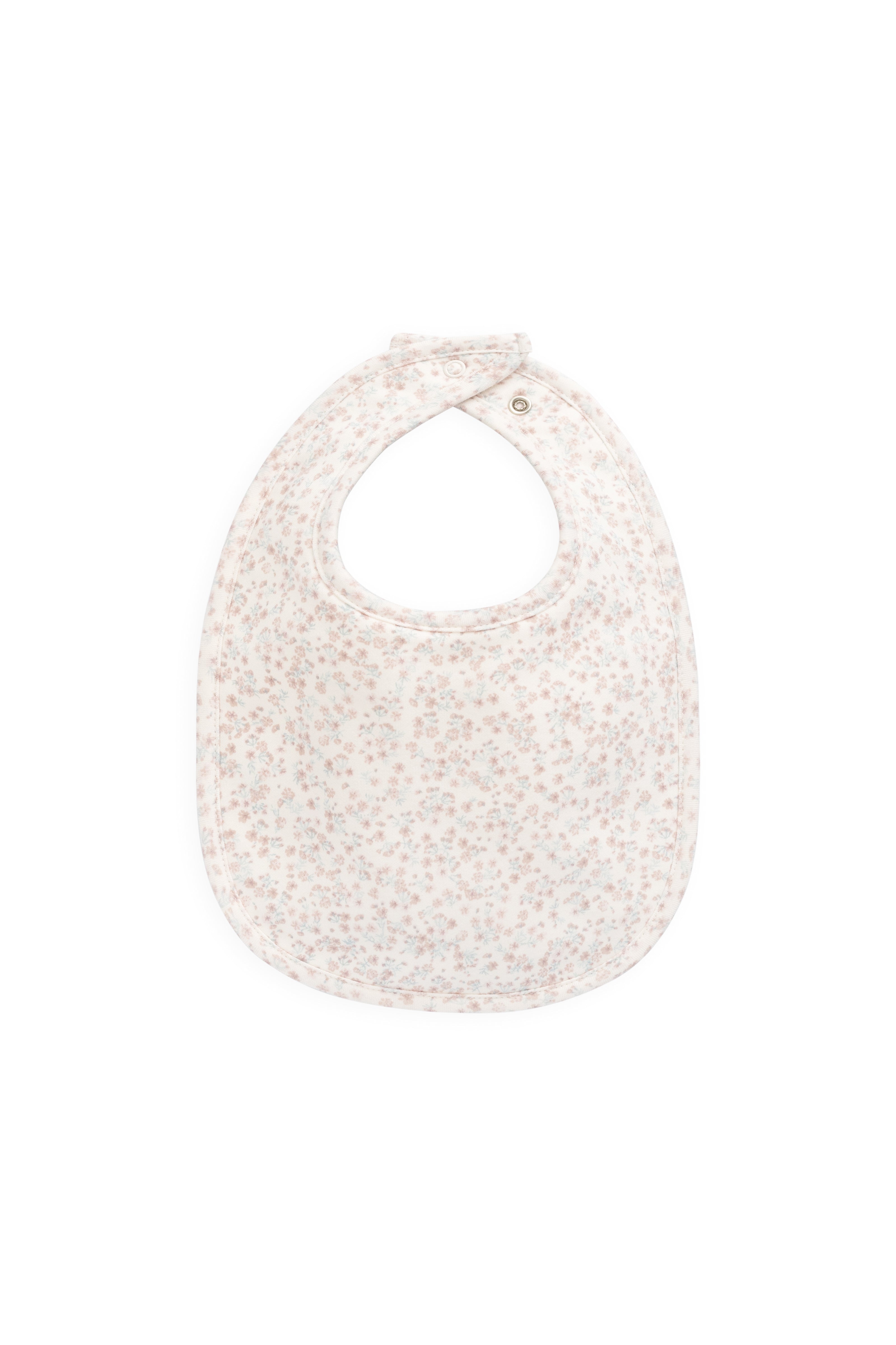 Organic Cotton Bib - Posy Milk