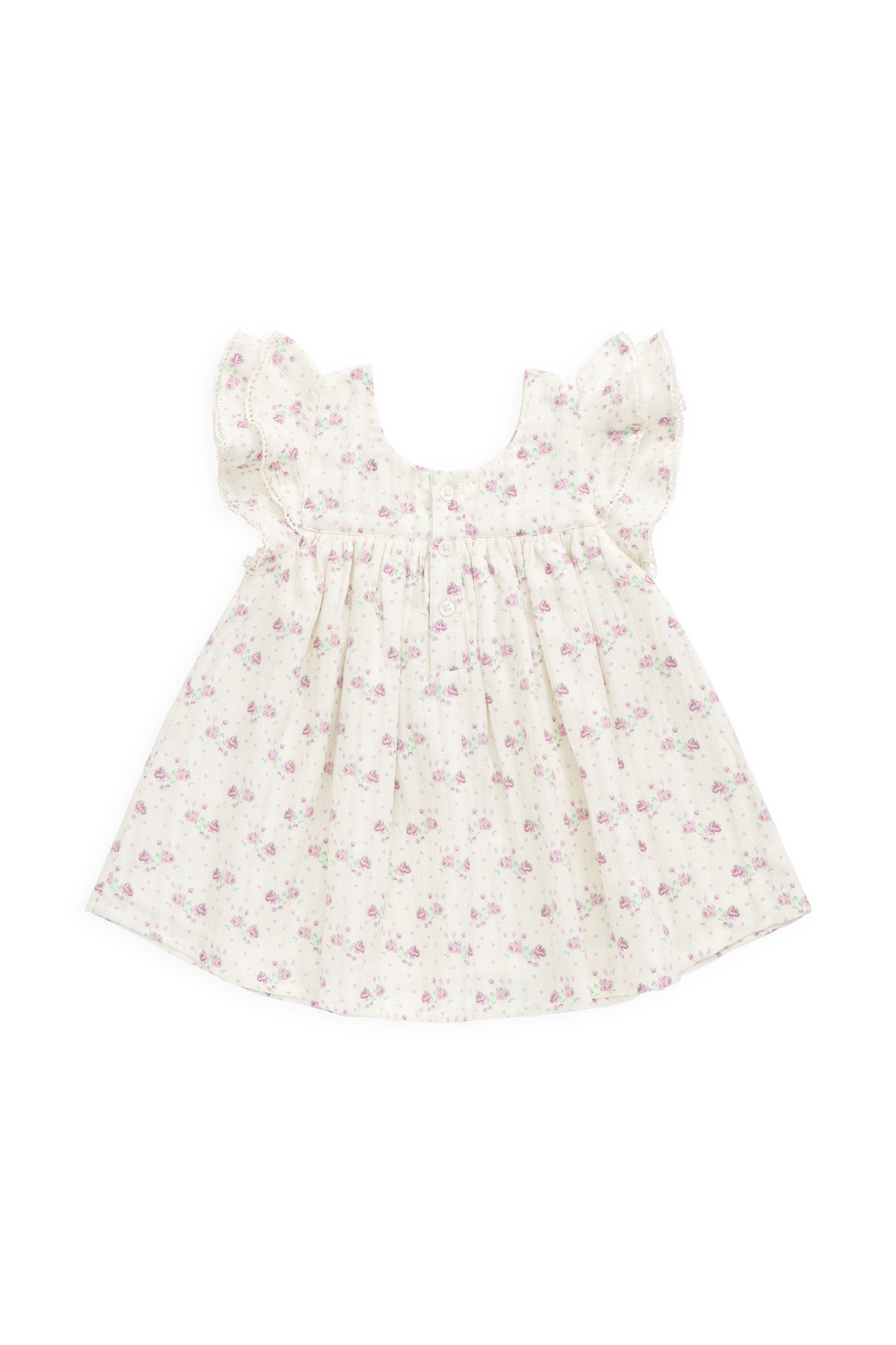 Organic Cotton Caroline Dress - Molly Lilac