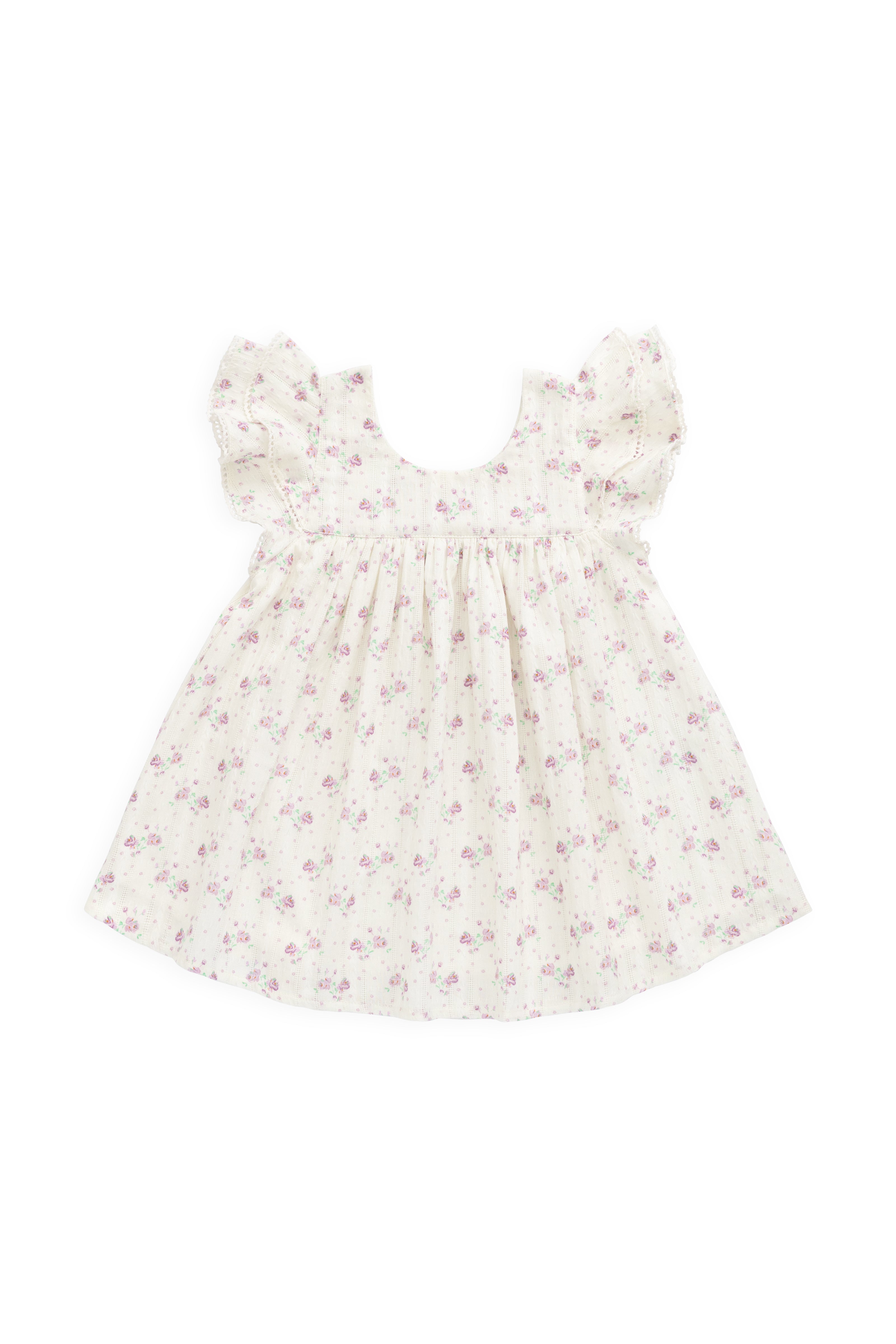 Organic Cotton Caroline Dress - Molly Lilac