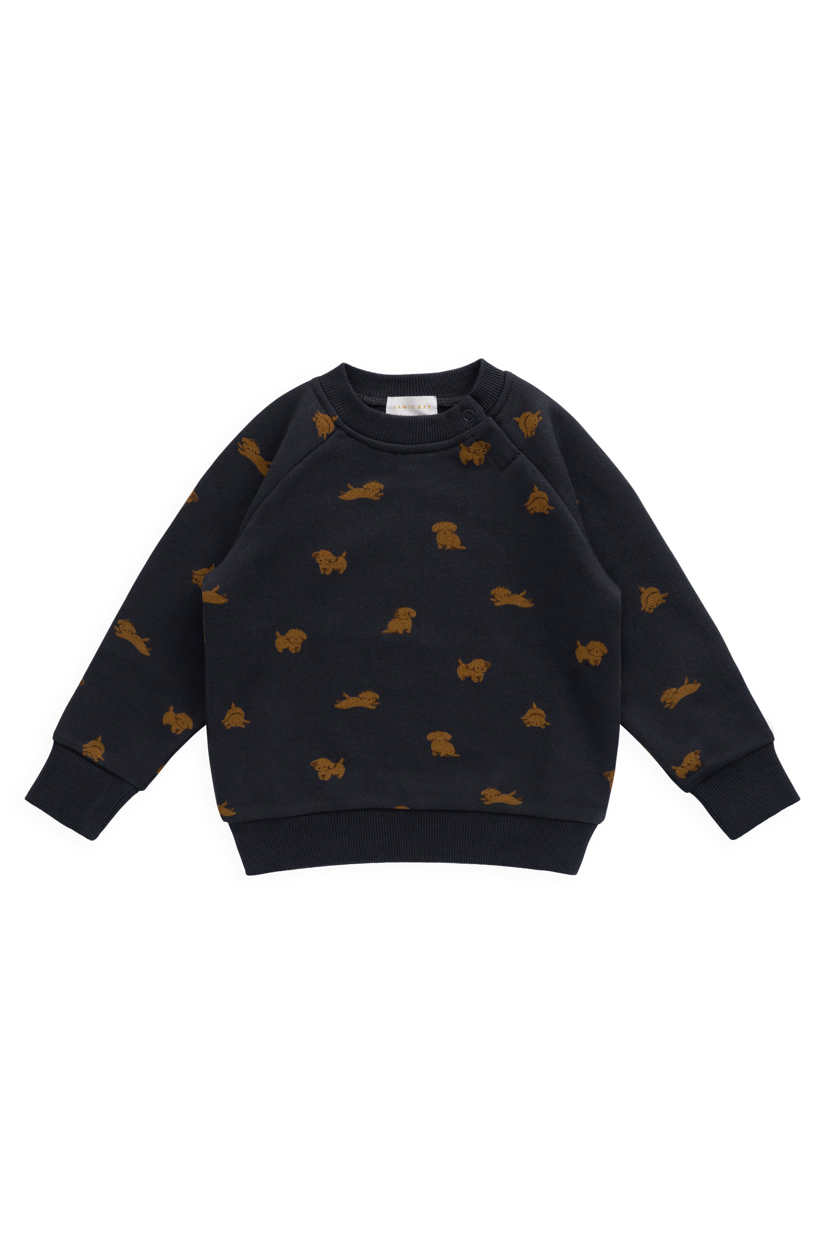 Organic Cotton Flynn Sweatshirt and Sweatpants - Playful Milo Captain