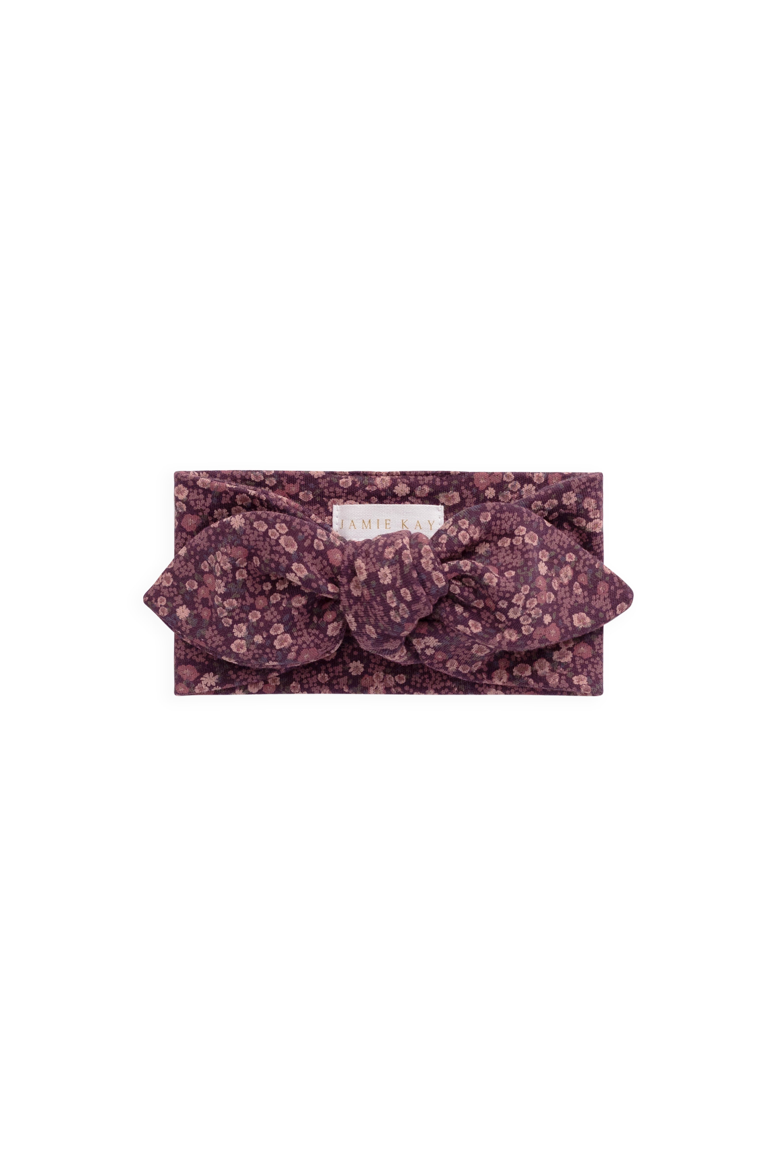 Organic Cotton Headband - Fig Floral