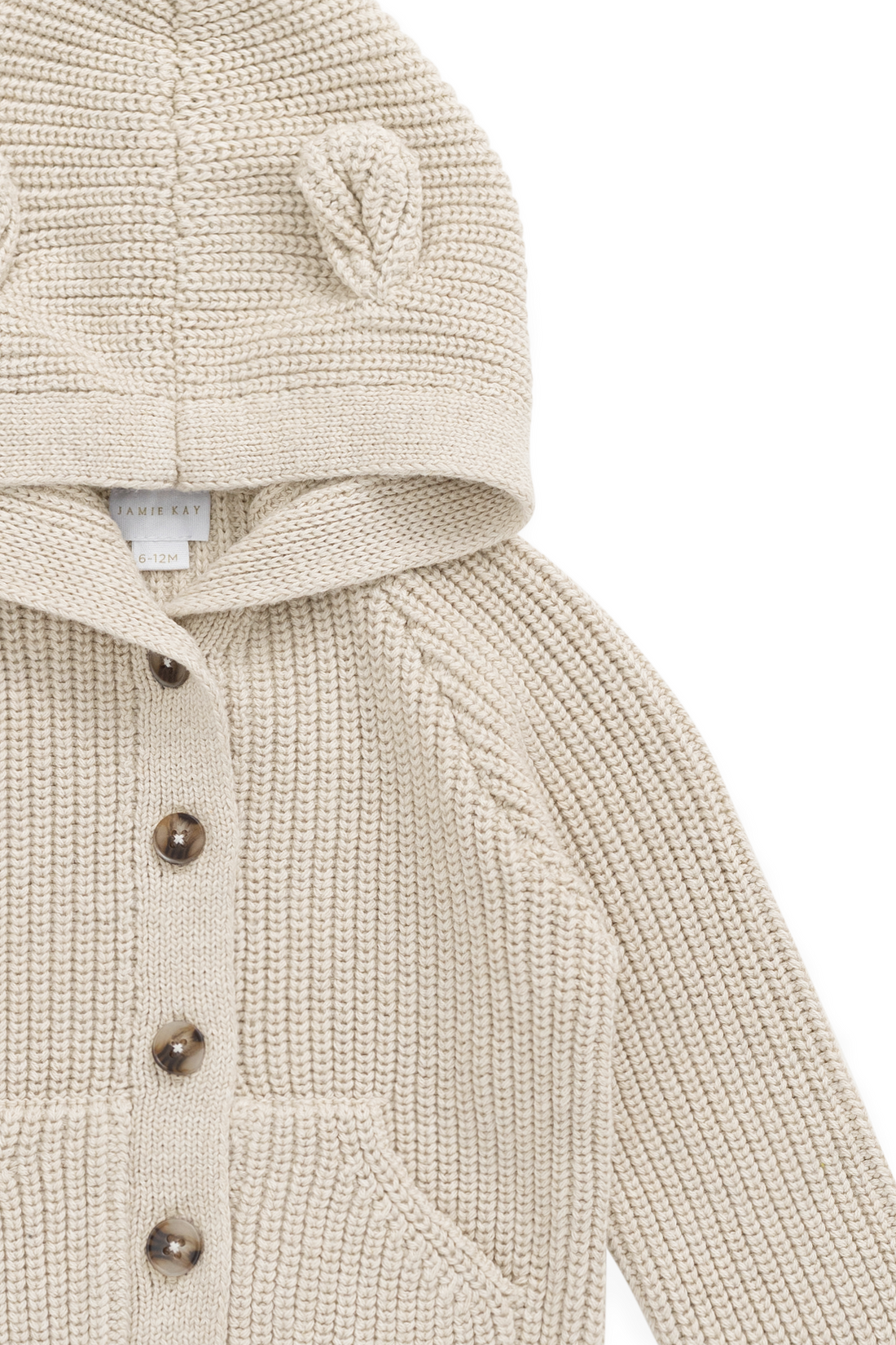 Bear Cardigan - Vanilla