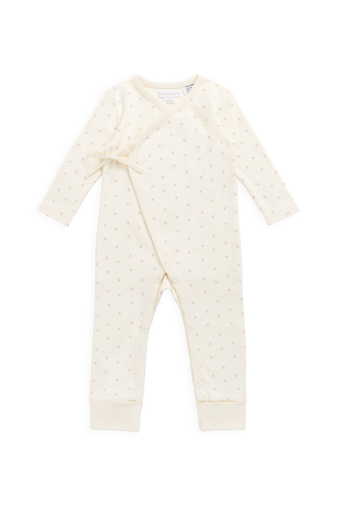 Organic Cotton Estelle Onepiece - Ditsy Cherries