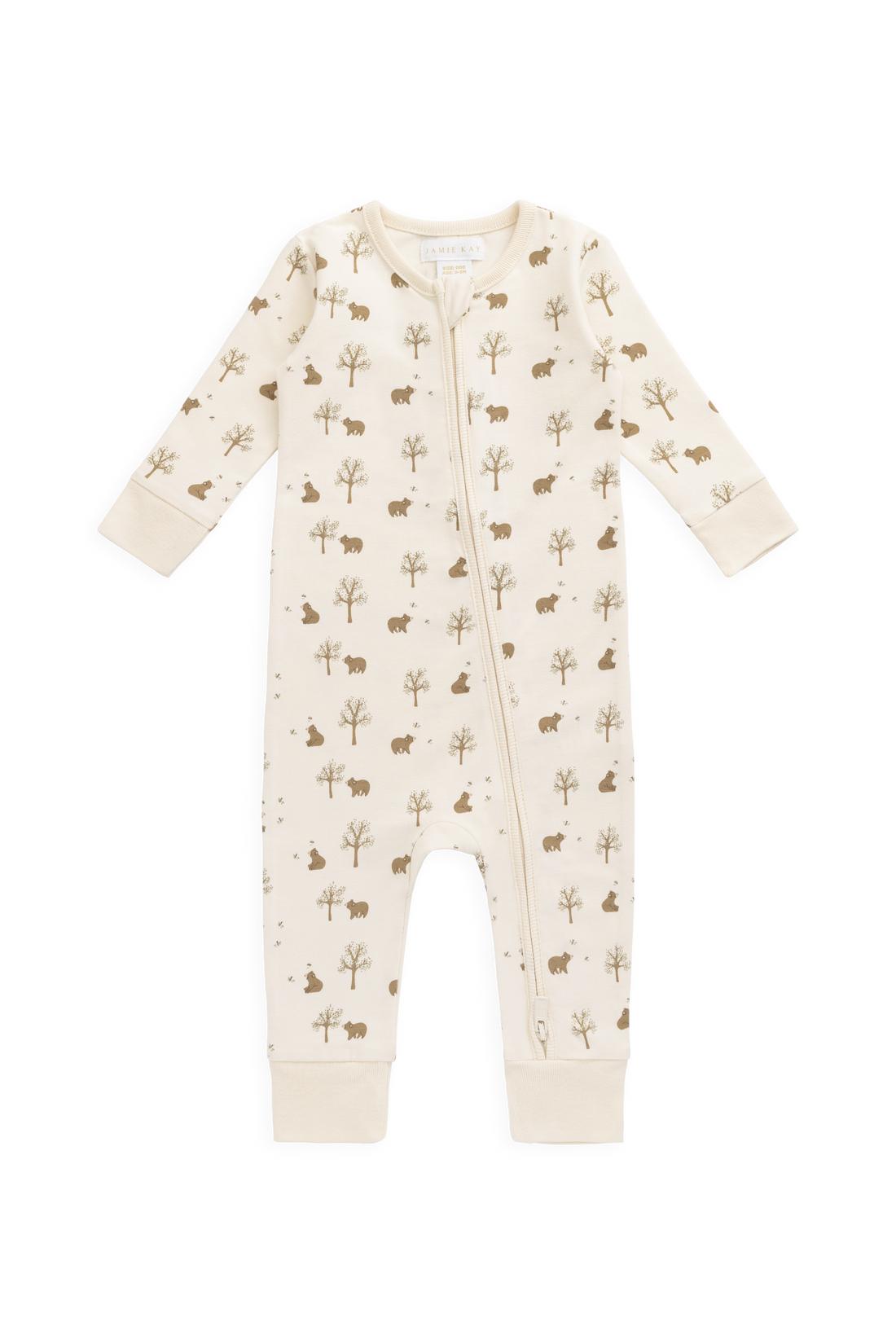 Organic Cotton Jude Onepiece - Honey Bear Cloud
