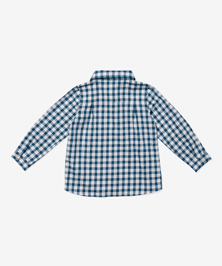 Jeffie Shirt - Blue Picnic Check