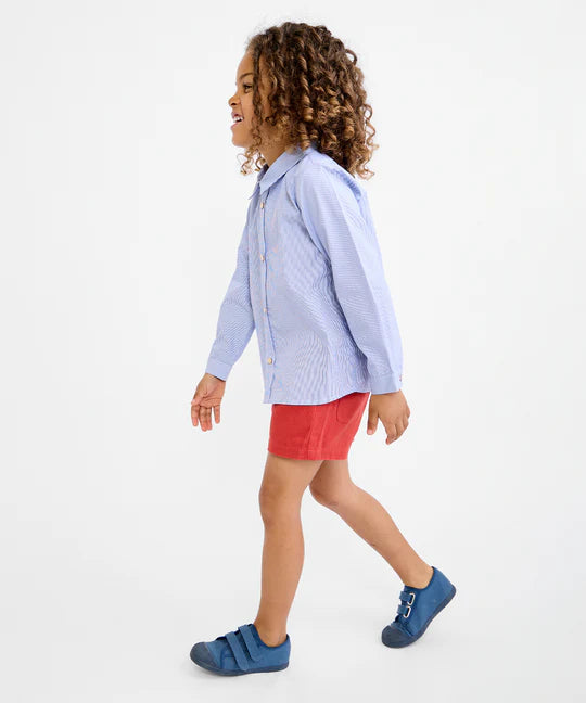 Jeffie Shirt - Blue Pinstripe