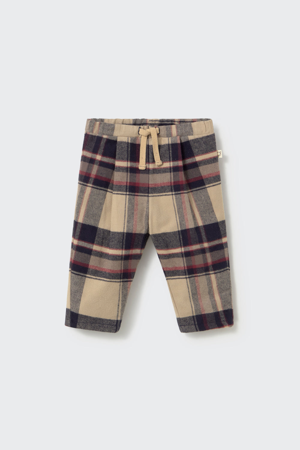 Kobe Warm Plaid Flannel Baby Pants