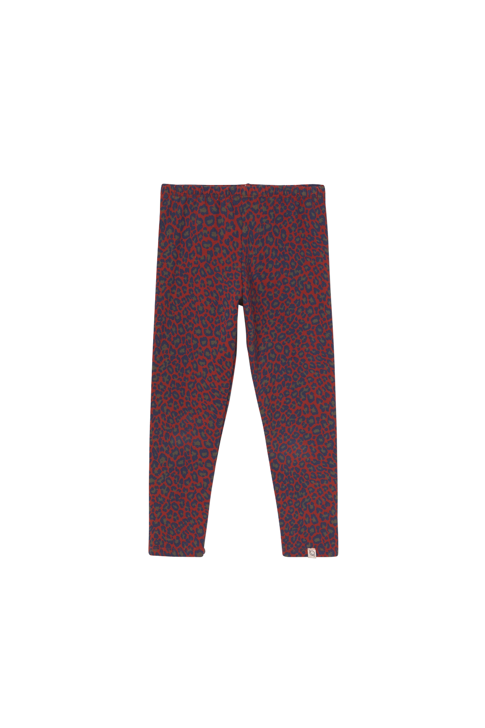 Animal Print Fleece Leggings - Red Velvet