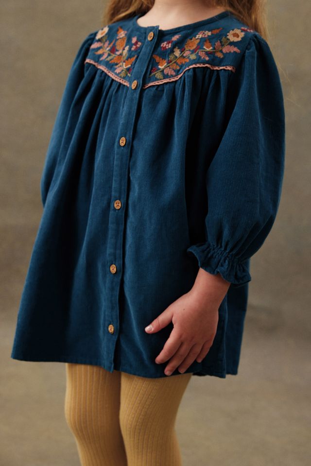Floriane Dress - Deep Blue
