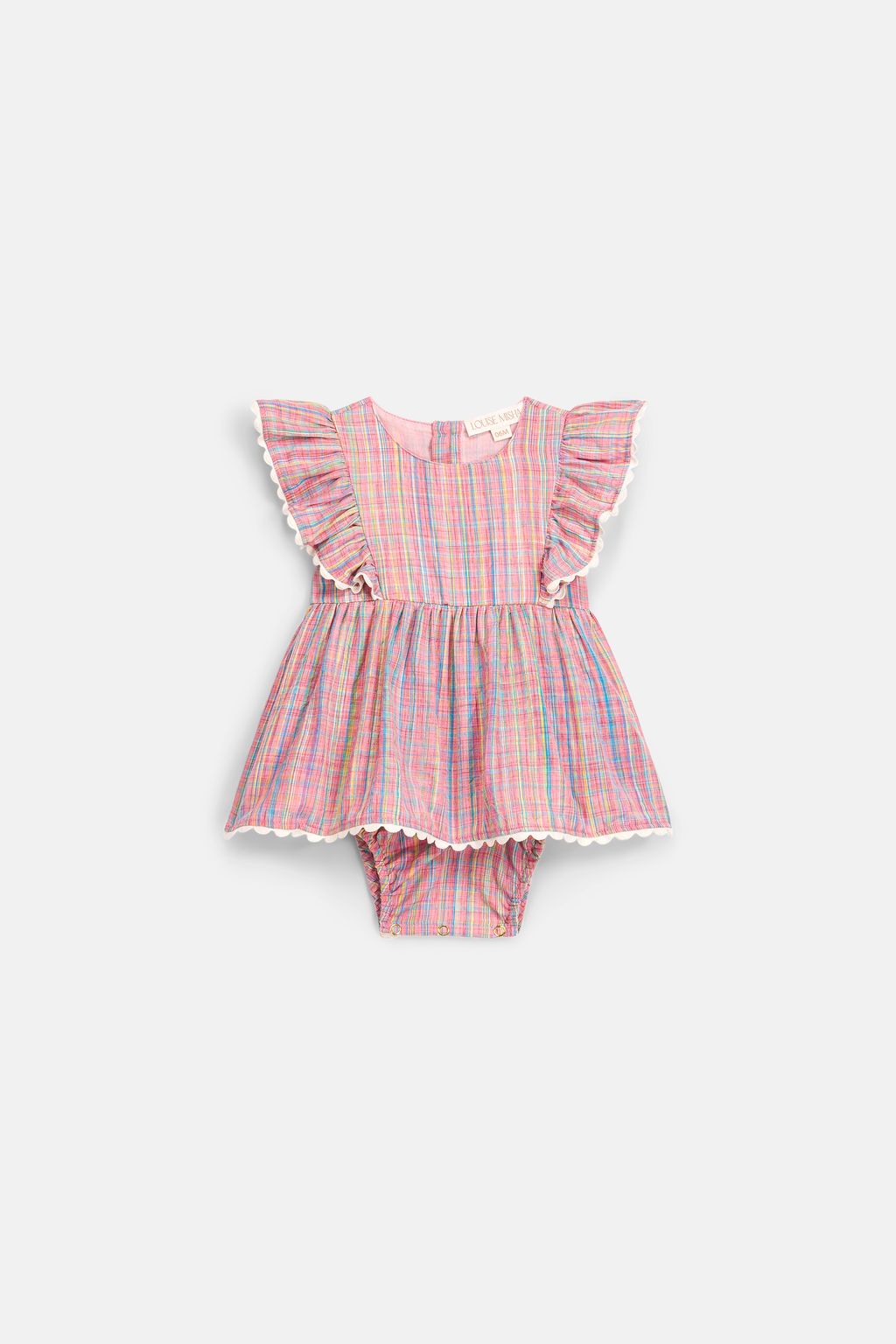 Rompers Lena - Pink Pomelo Checks