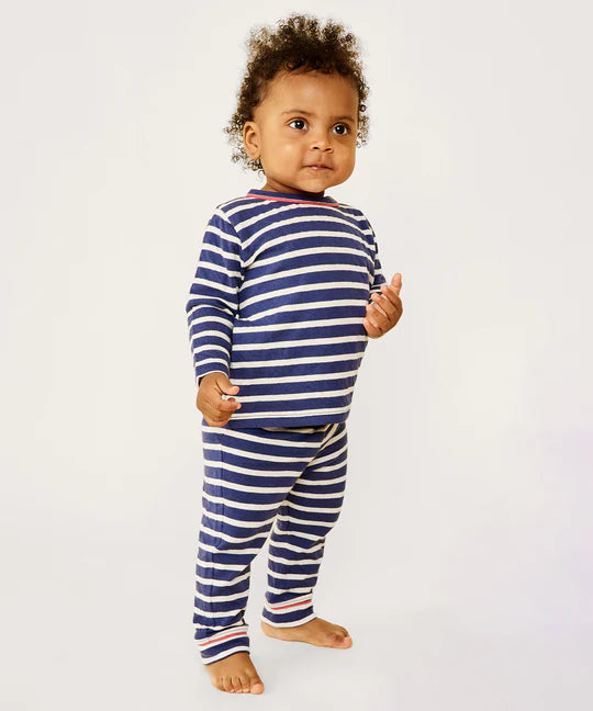 Andy Baby Legging - Marine Stripe