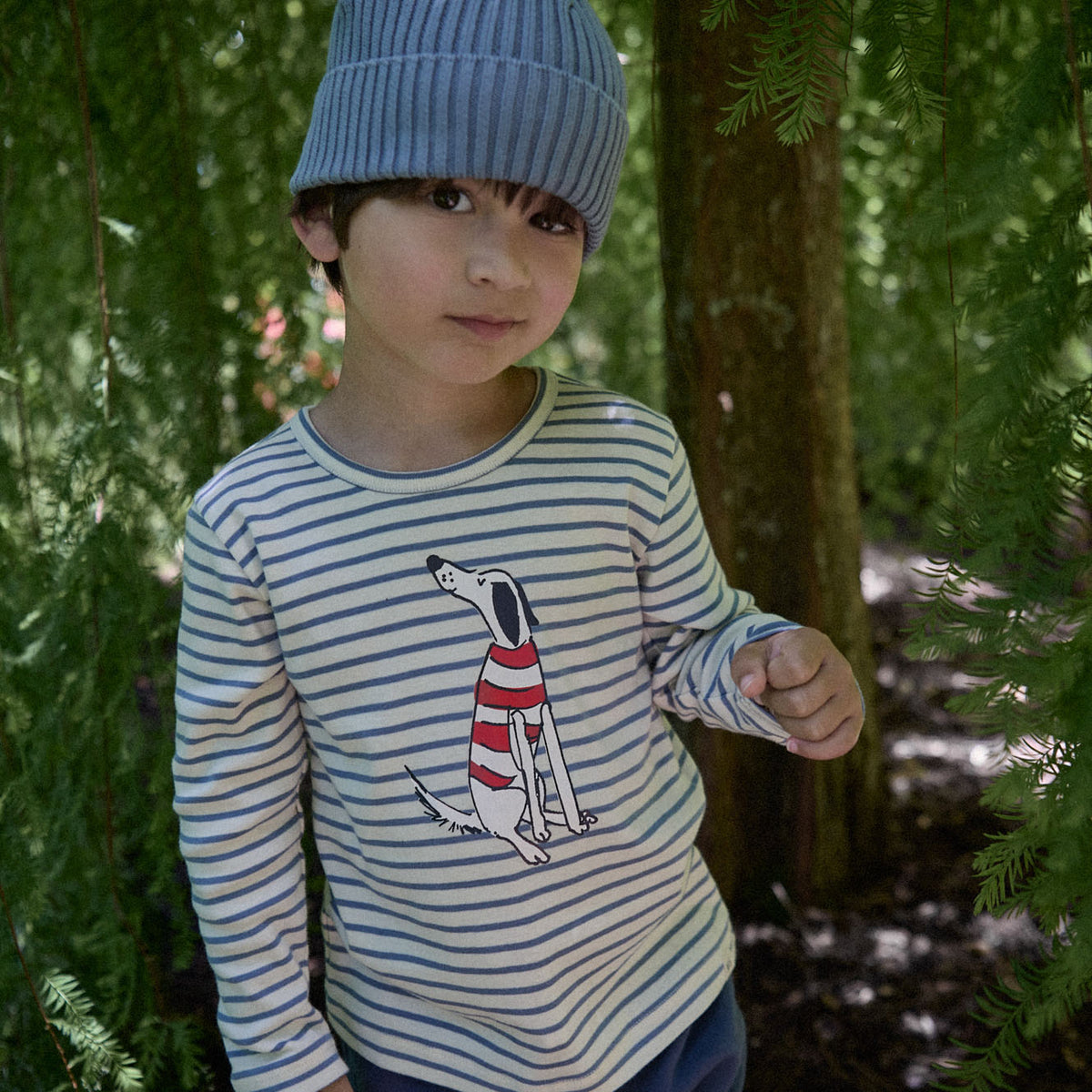 Long Sleeve River Tee - Best Friend Stripe