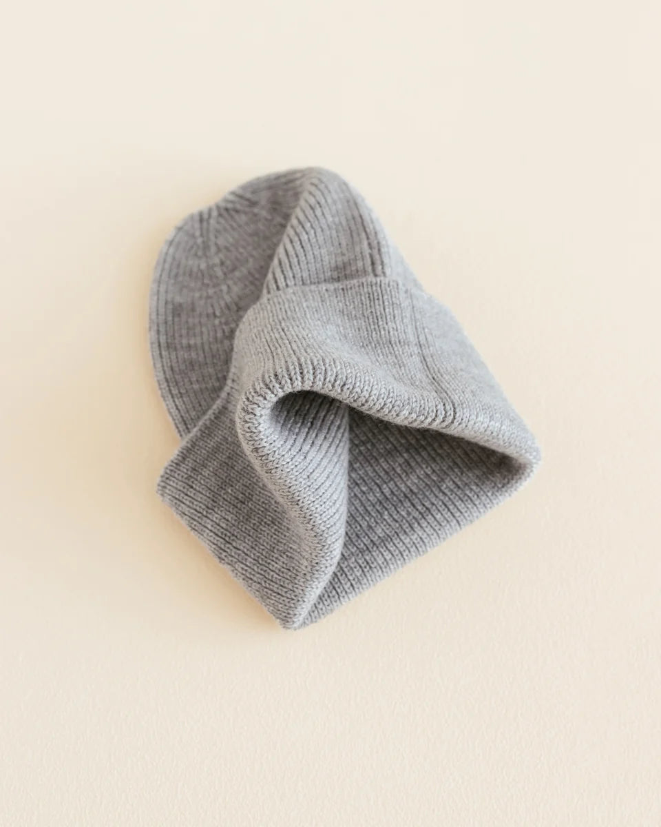 Beanie Fonzie Grey Melange
