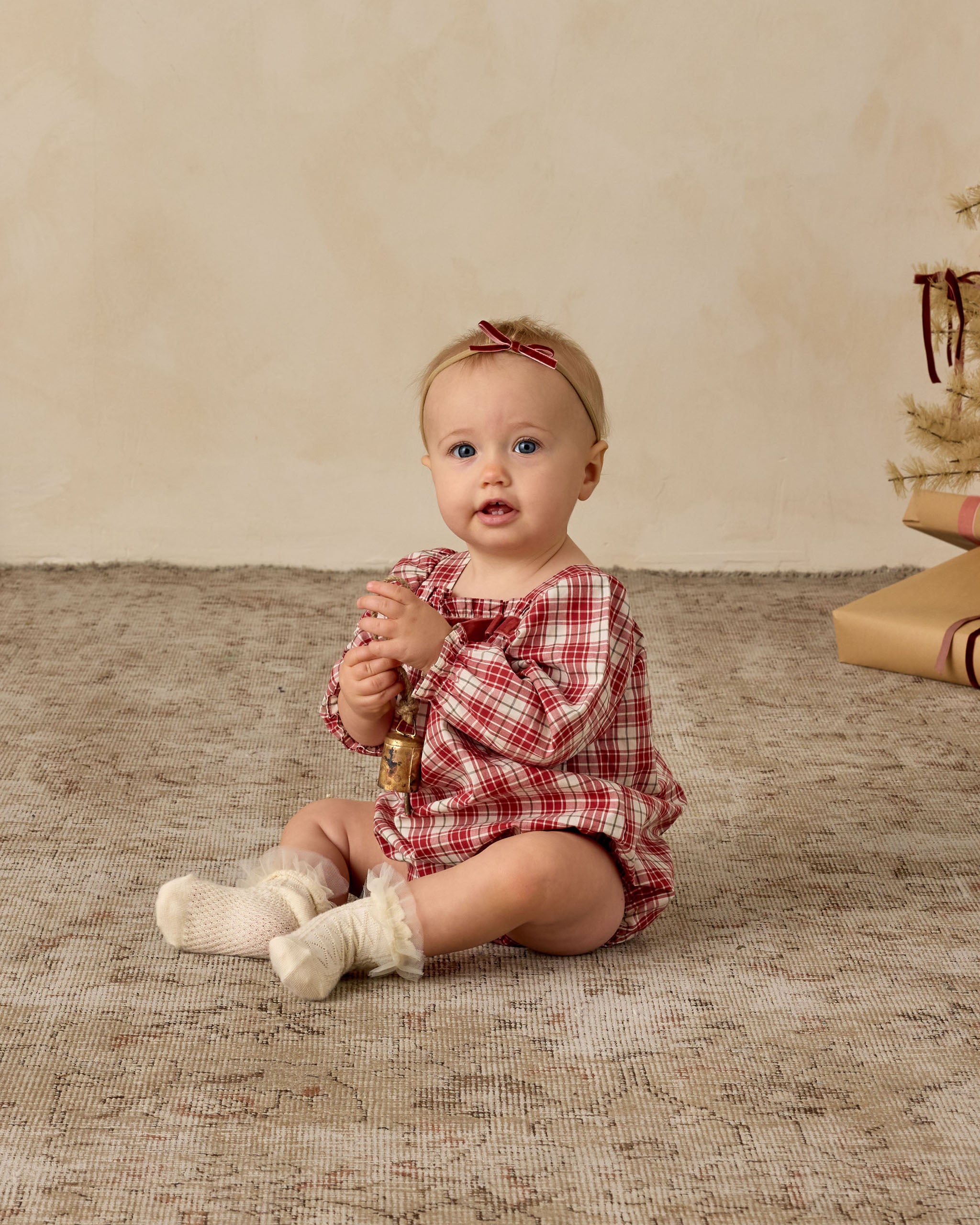 Annette Romper | Holiday Tartan