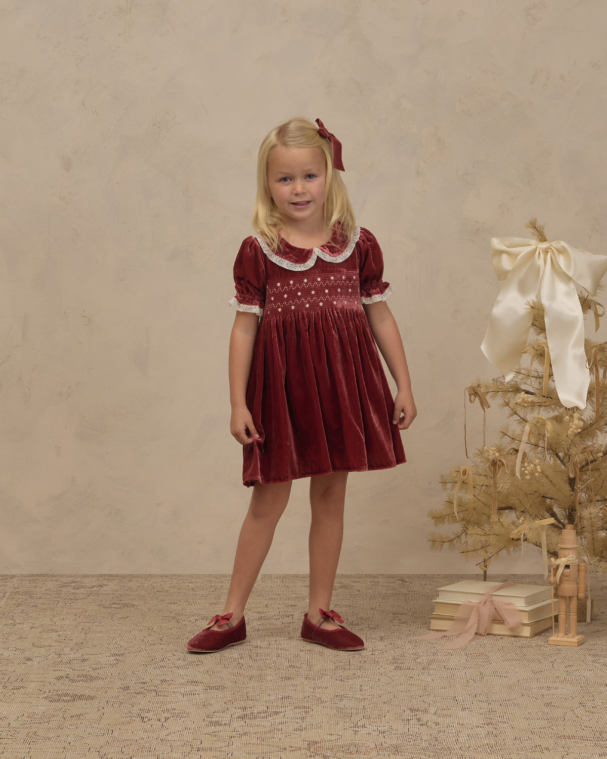 Elizabeth Dress - Ruby