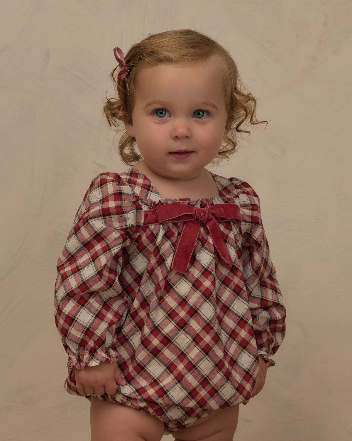 Annette Romper - Holiday Tartan