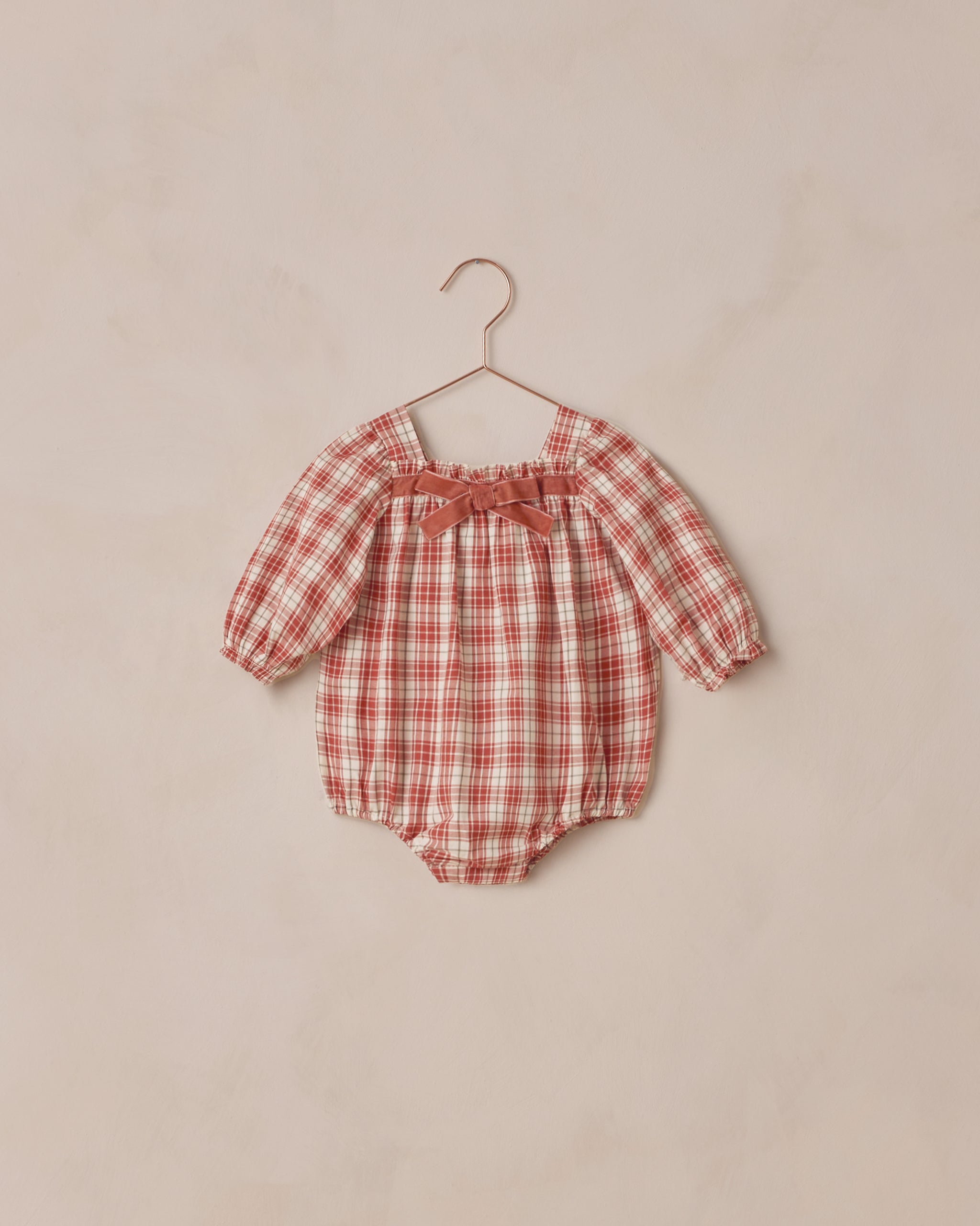 Annette Romper | Holiday Tartan