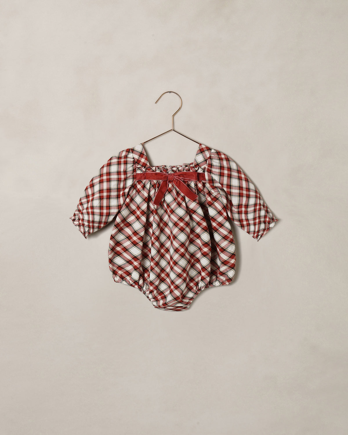 Annette Romper - Holiday Tartan