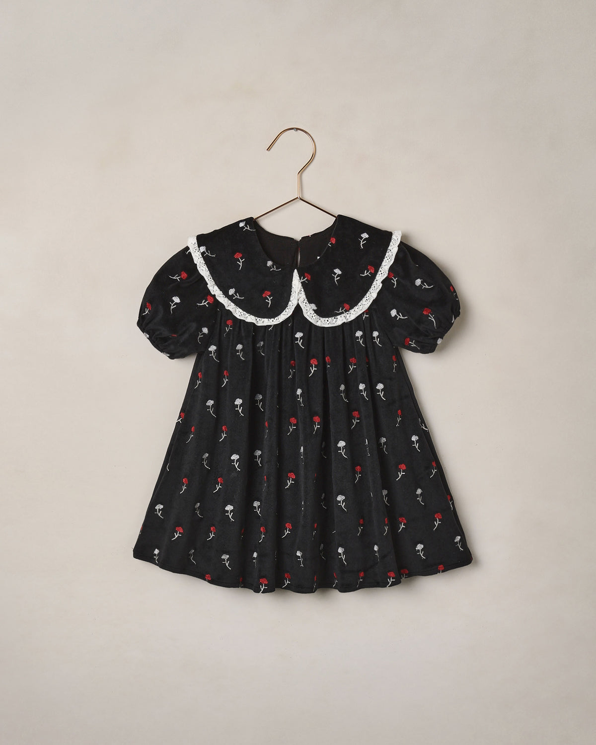 Janette Dress Winter Ditsy - Black