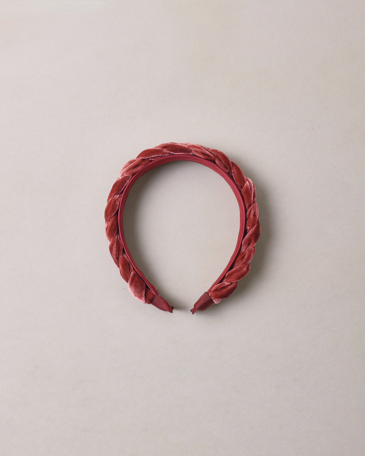 Braided Headband - Ruby