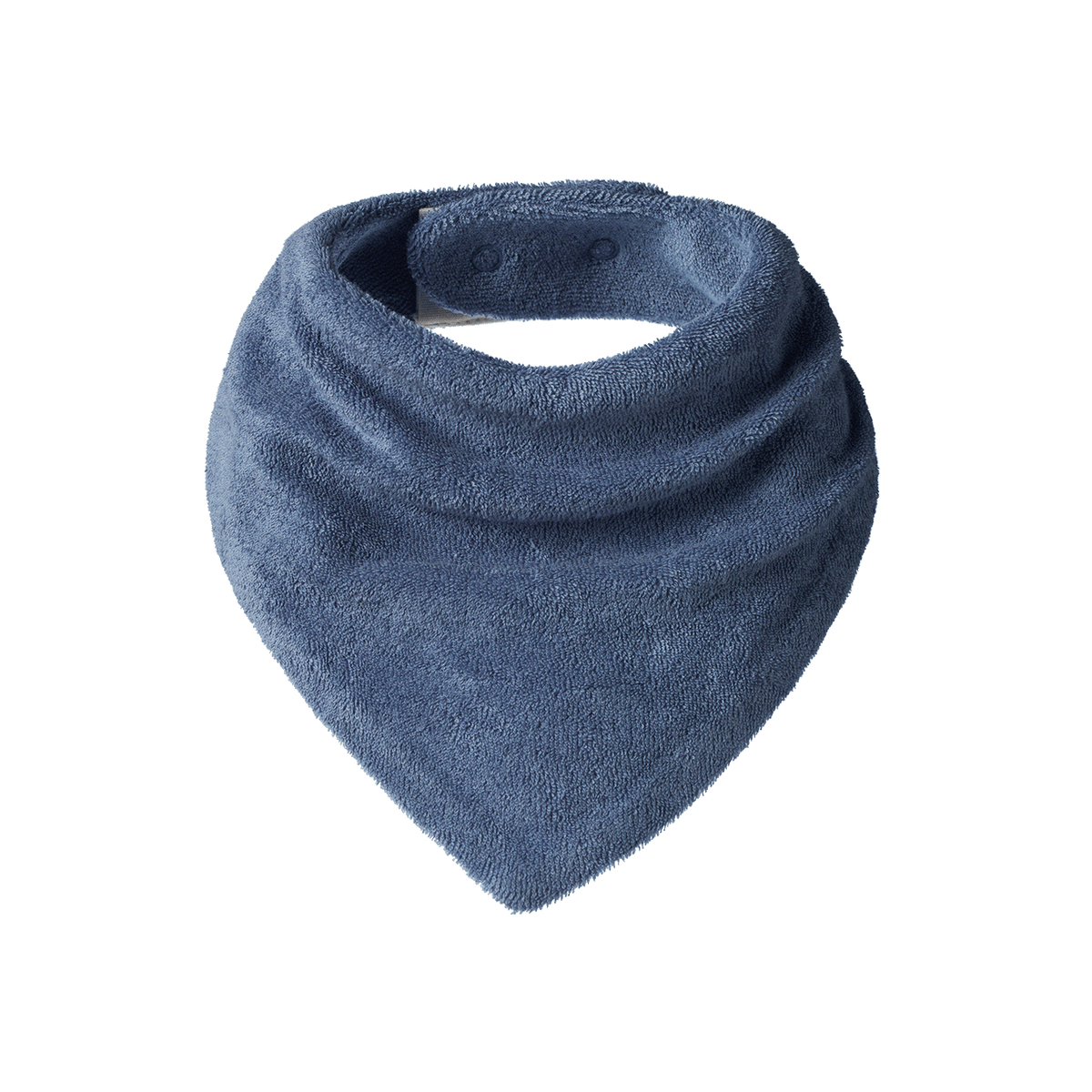 Terry Triangle Bib - Dusky Blue