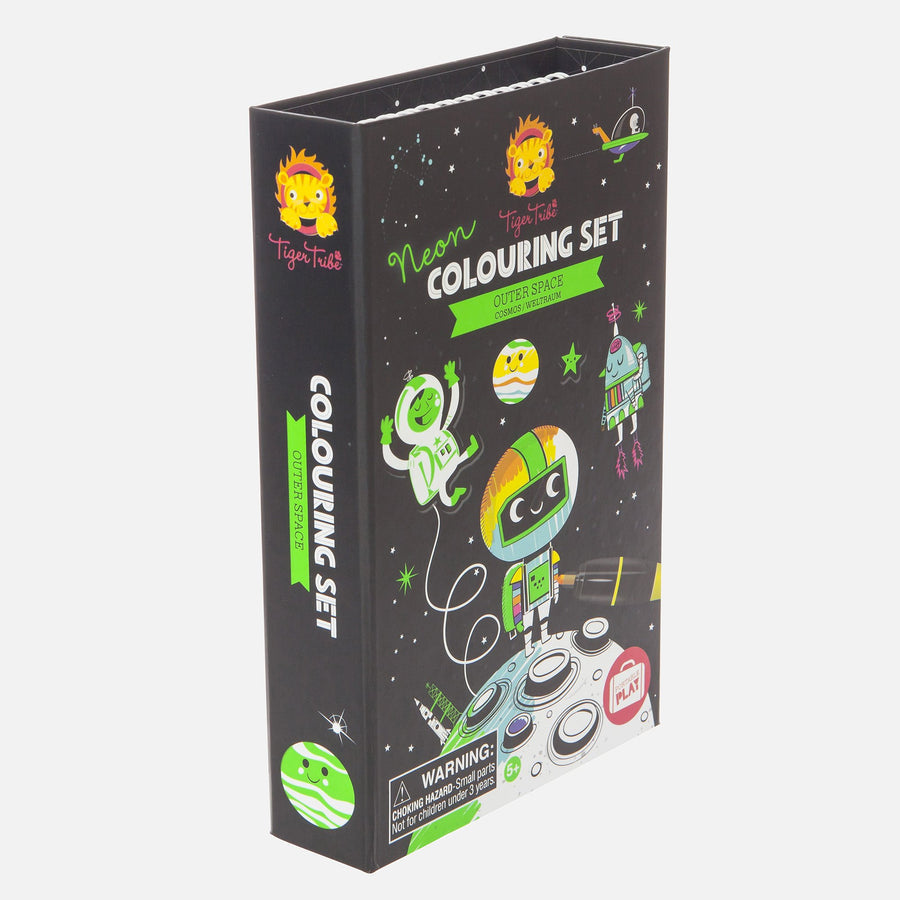 Neon Colouring Set - Outer Space