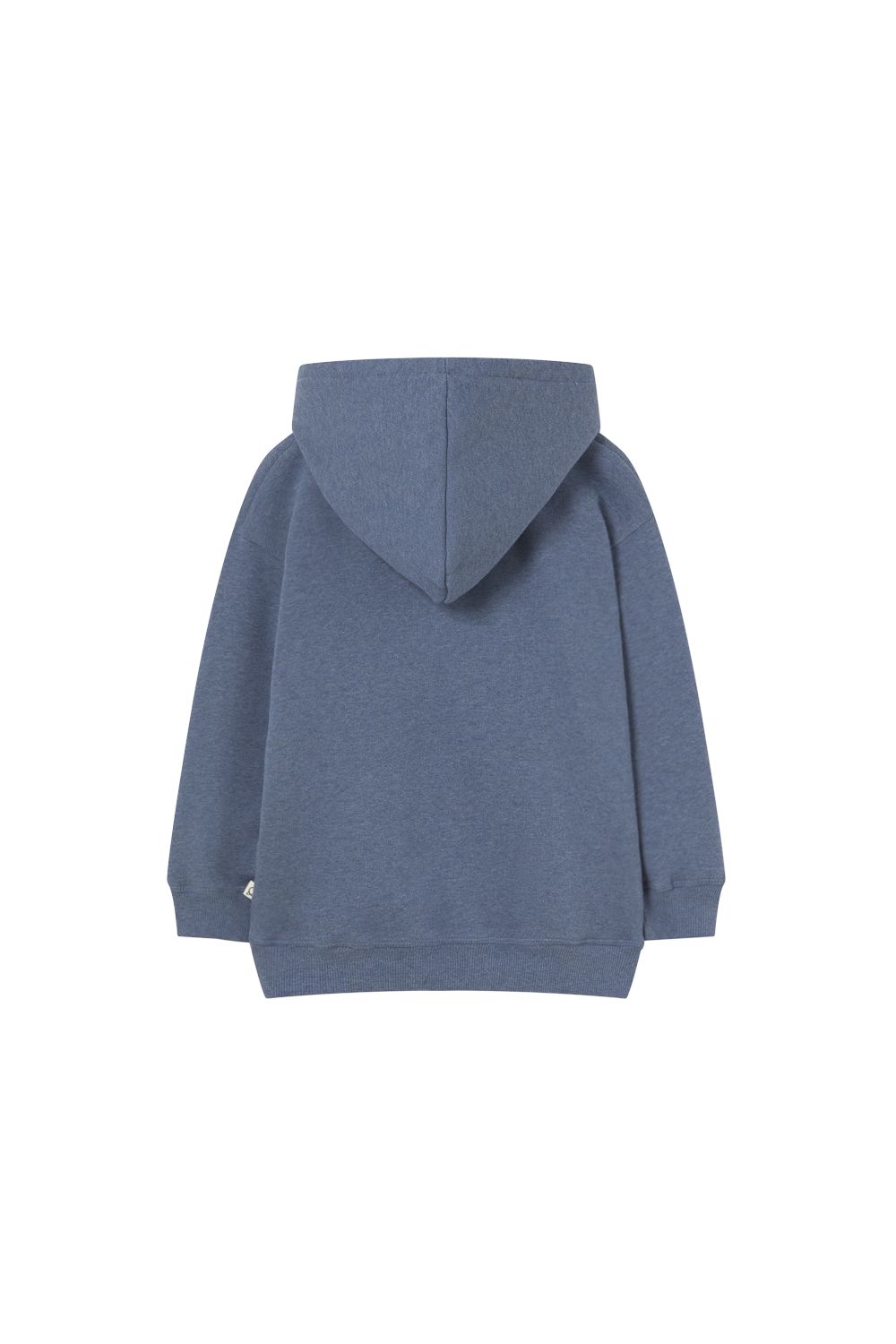 Mélange Fleece Hooded Sweatshirt - Chambray