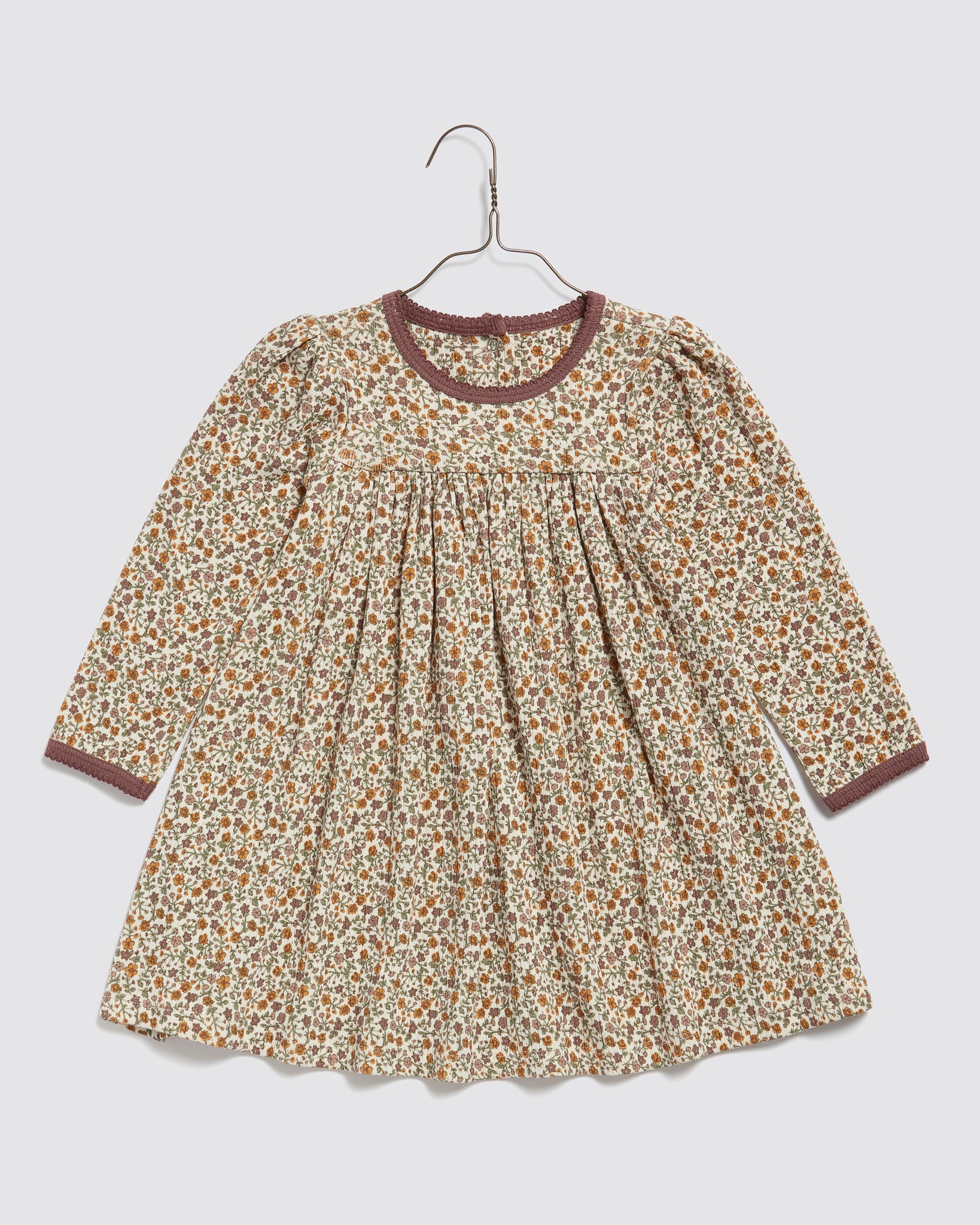 Organic Pointelle Maya Dress - Prairie Floral