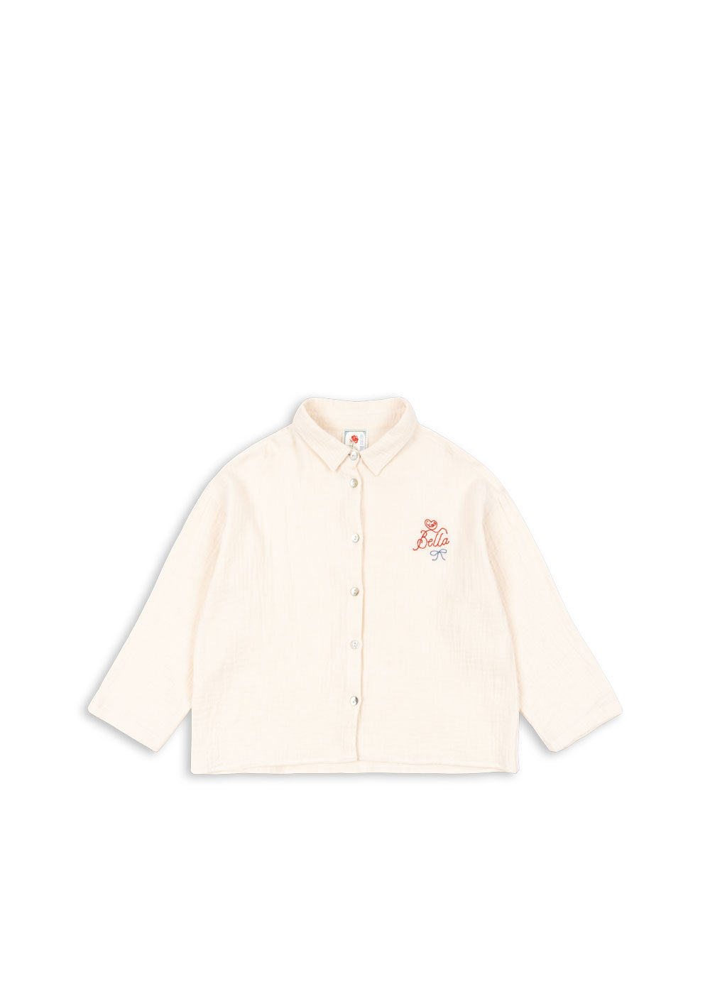 RHW X KS Bella Shirt GOTS - Mother of Pearl