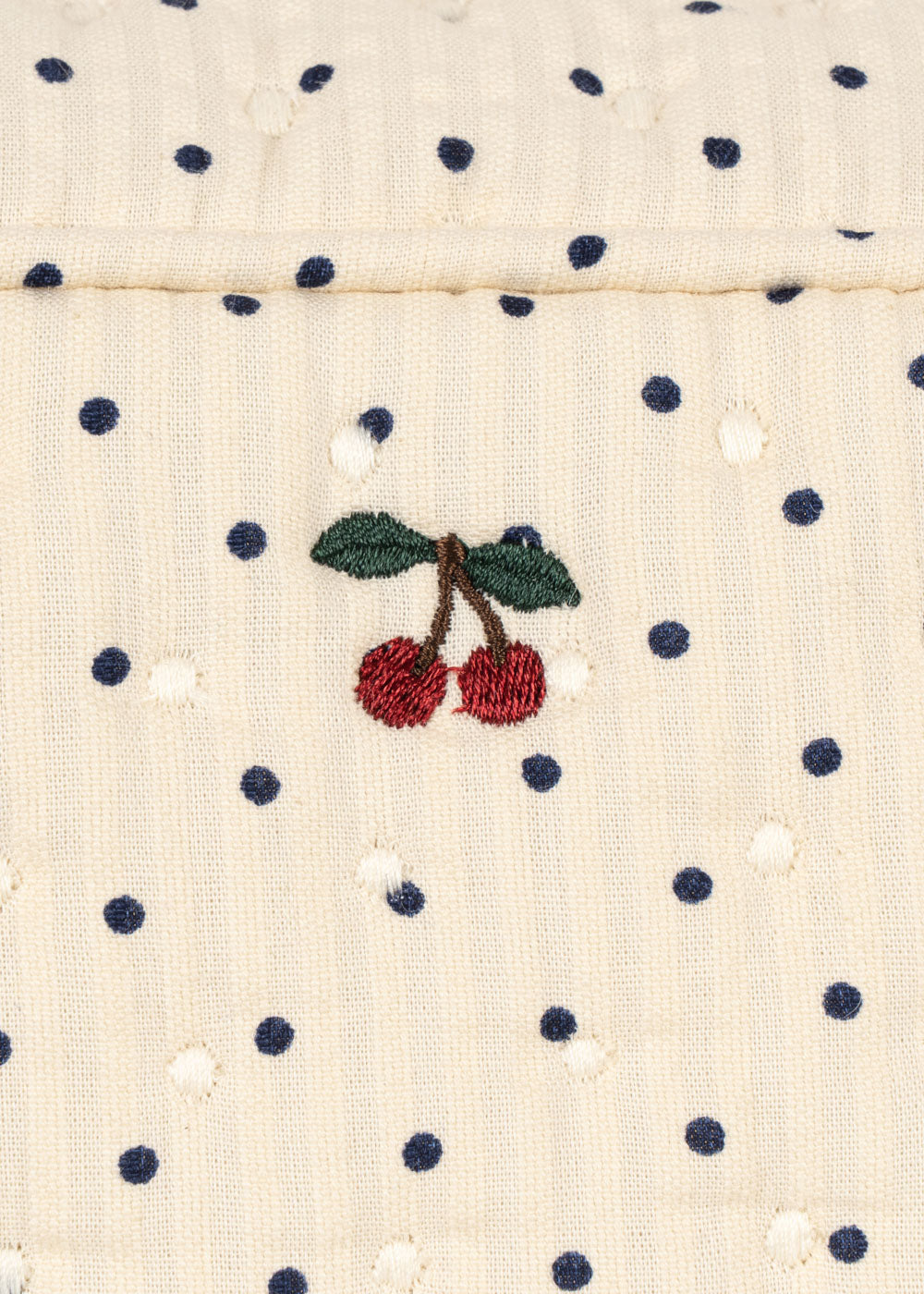 Seersucker Big Toiletry Bag - Estate Dot