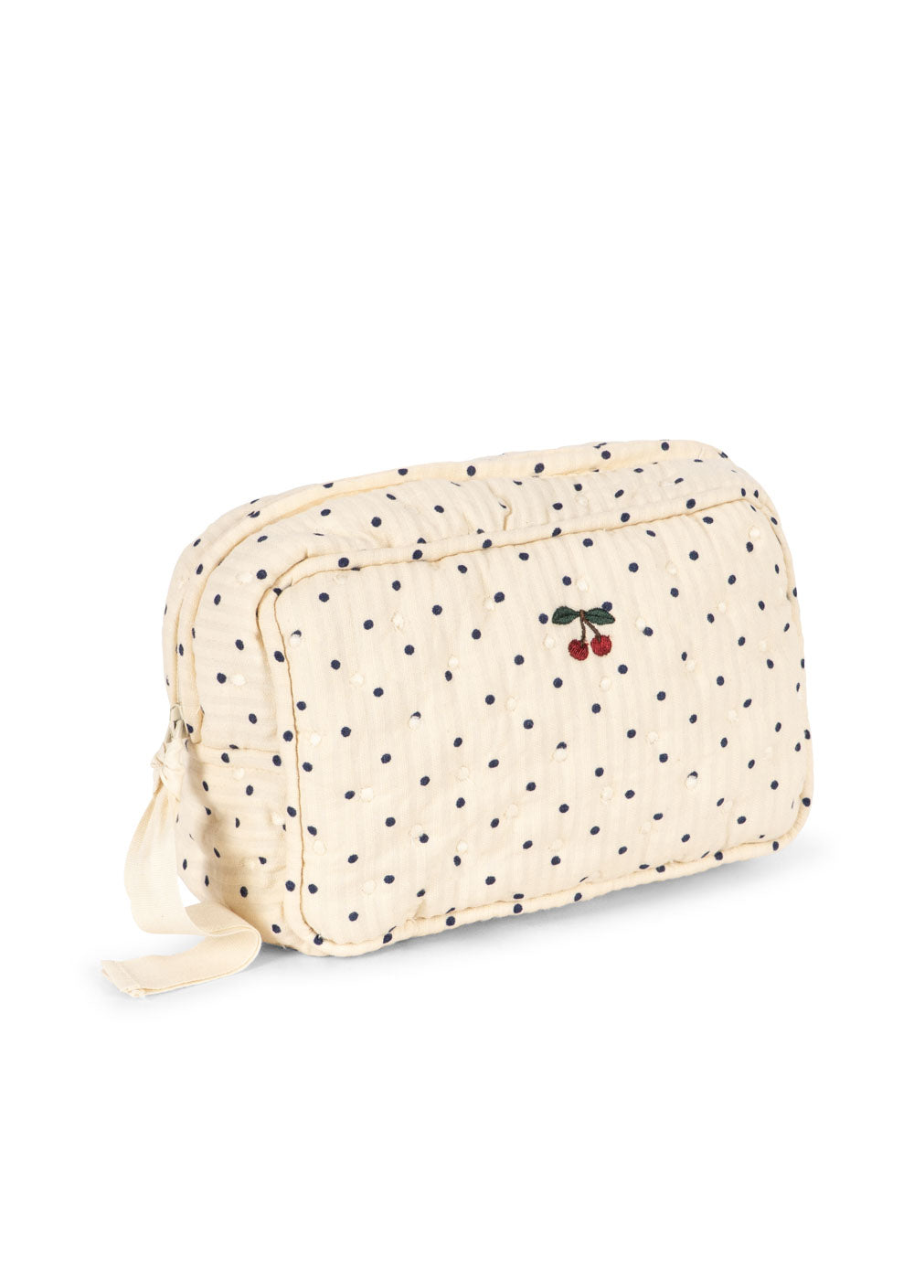 Seersucker Small Toiletry Bag - Estate Dot