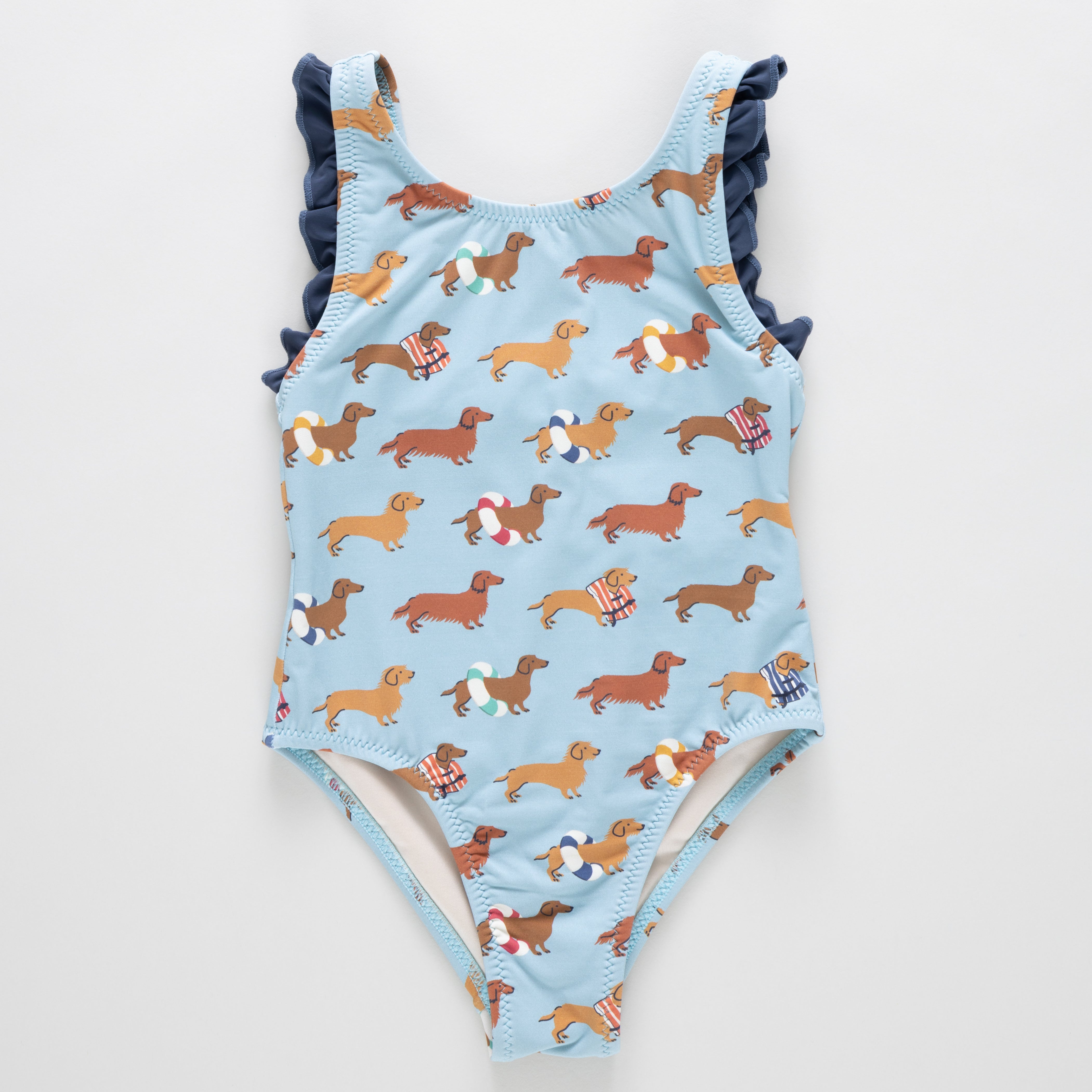 Girls Sylvie Suit - Swim Dachshunds