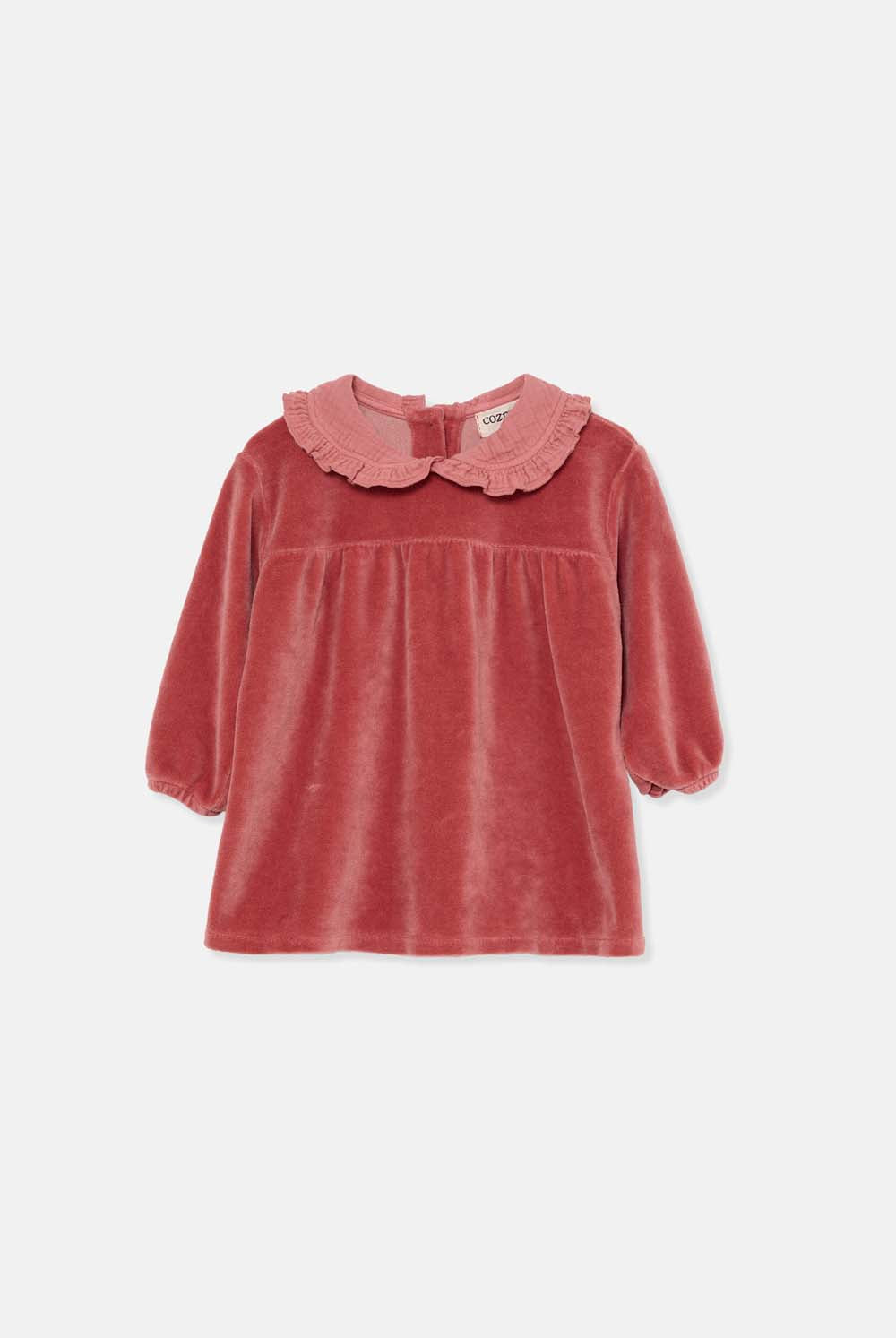 Organic Velour Baby Dress