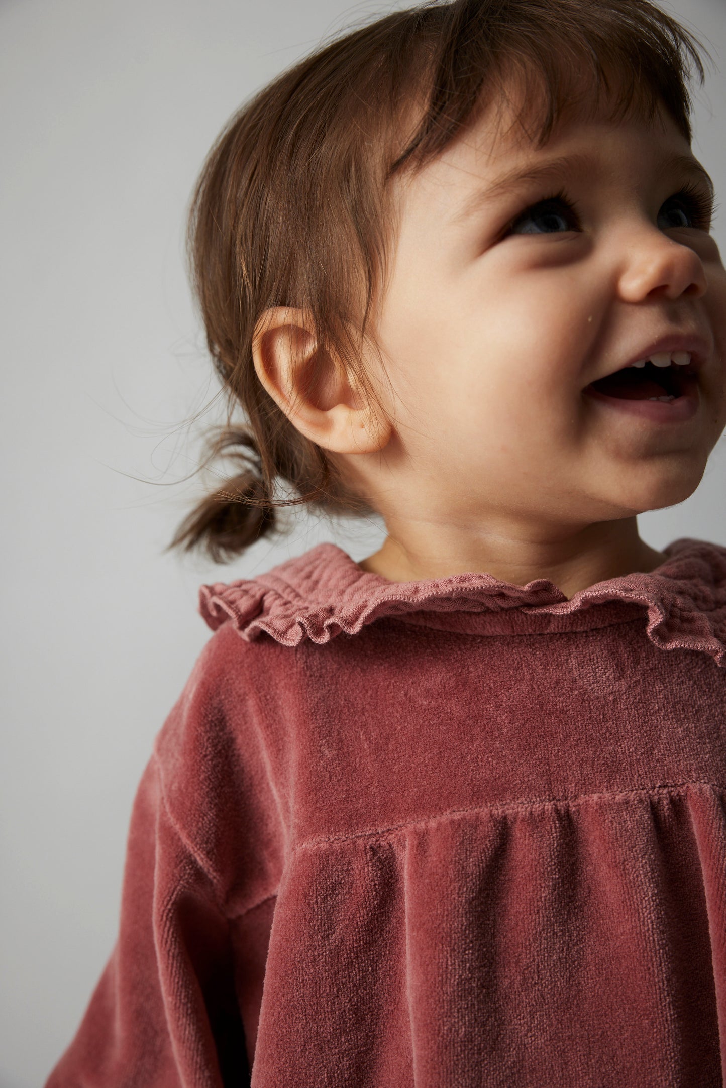 Organic Velour Baby Dress
