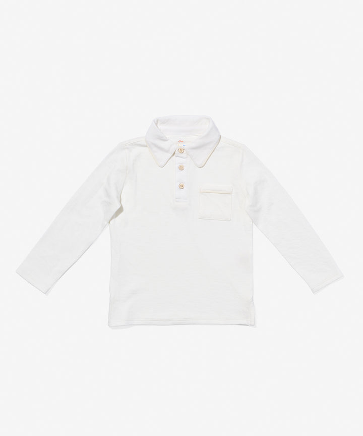 Parker Polo - Vanilla Piping