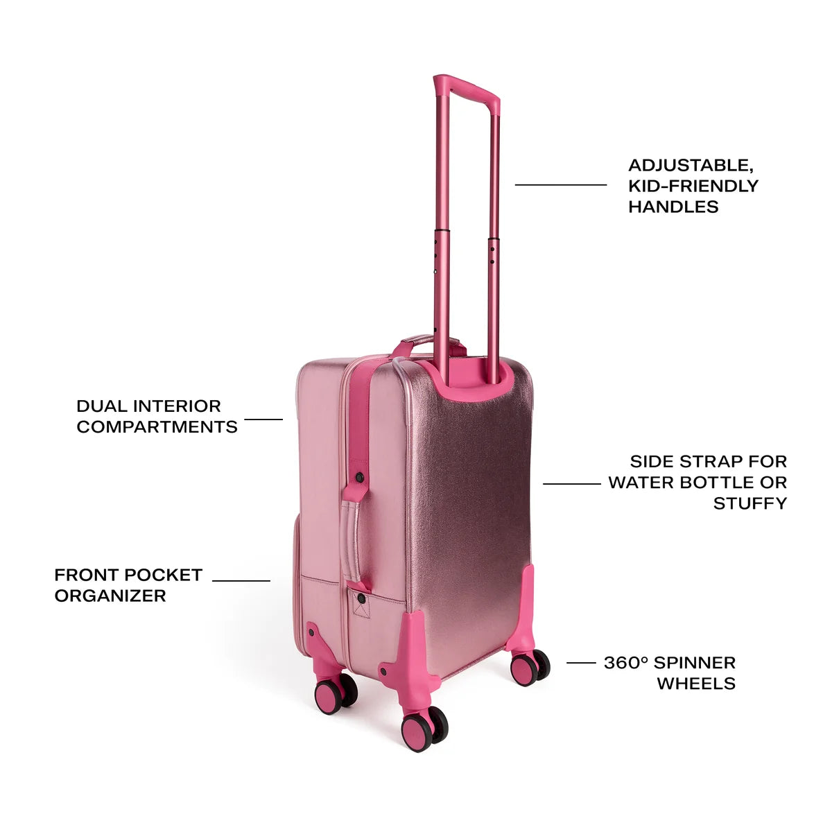 Logan Carry-On Suitcase Patchwork Bows