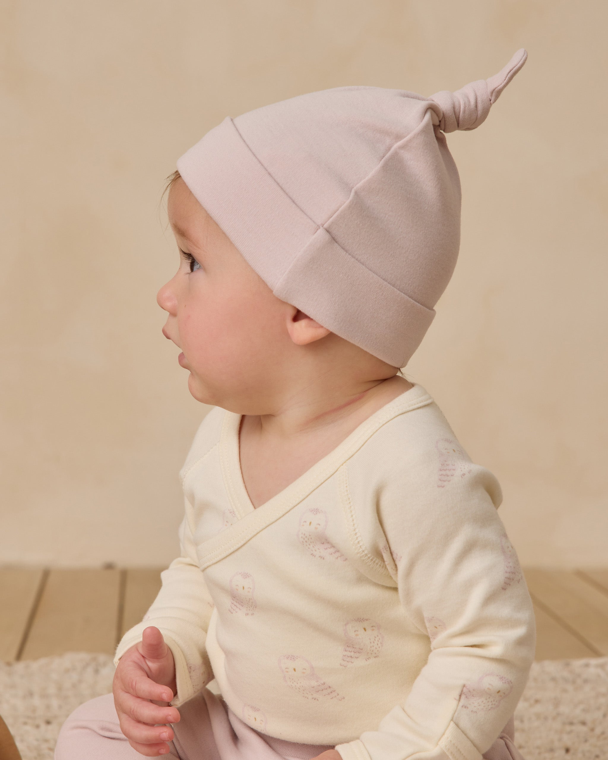 Side Snap Bodysuit + Pant Set || Snow Owls