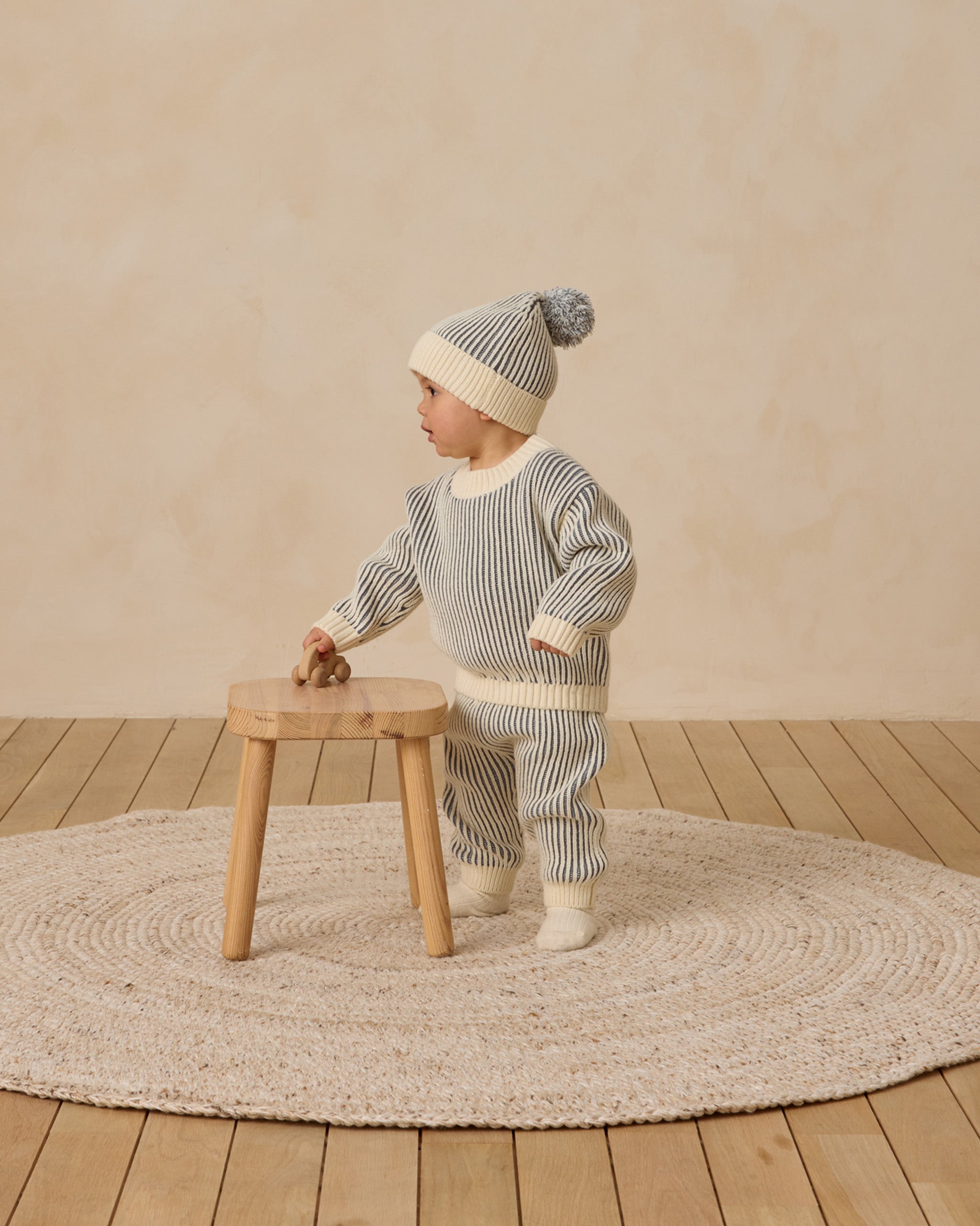 Relaxed Knit Sweater || Ocean